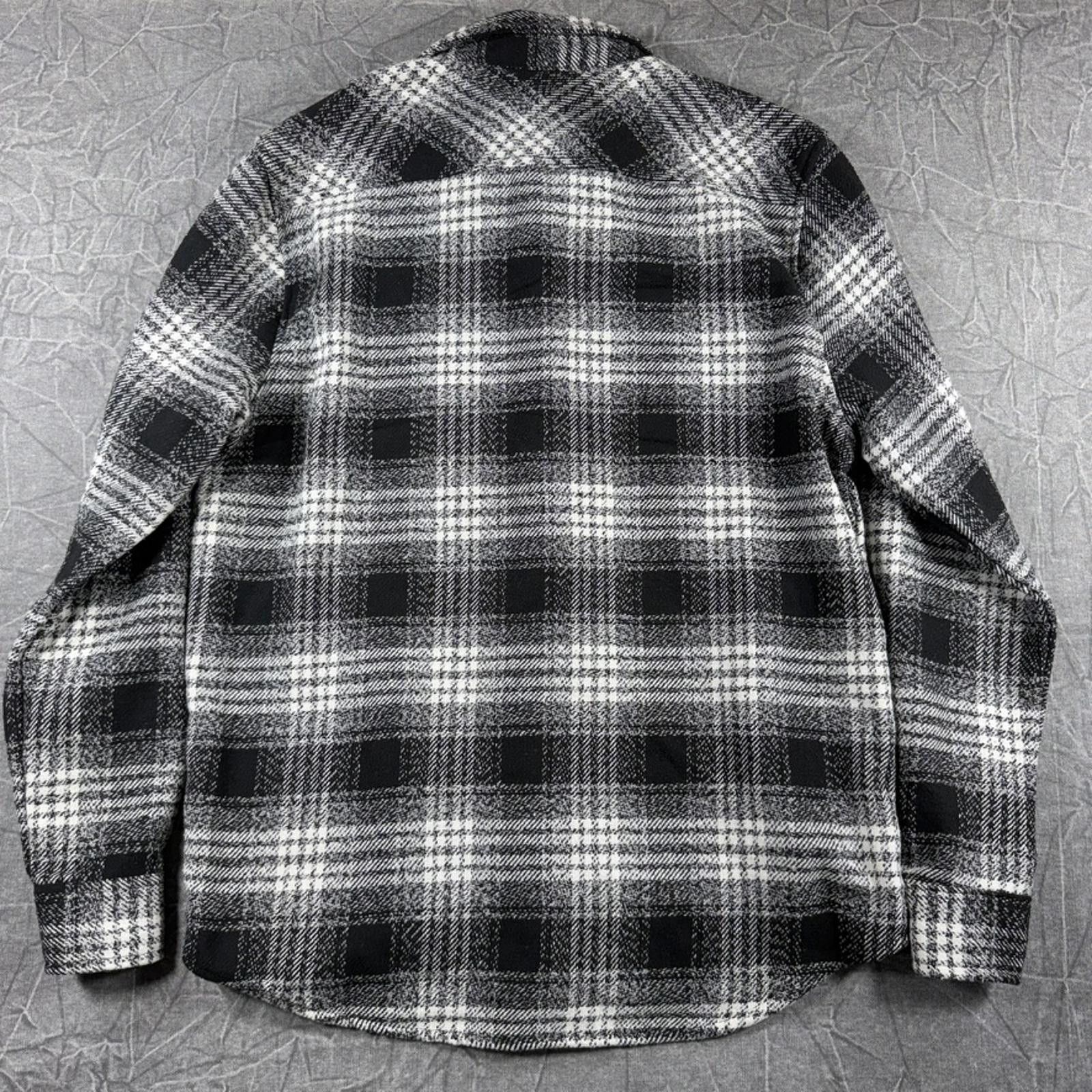 Other Distortion Jacket Men's L Black Button Up Flannel Size US L / EU 52-54 / 3 - 7 Thumbnail