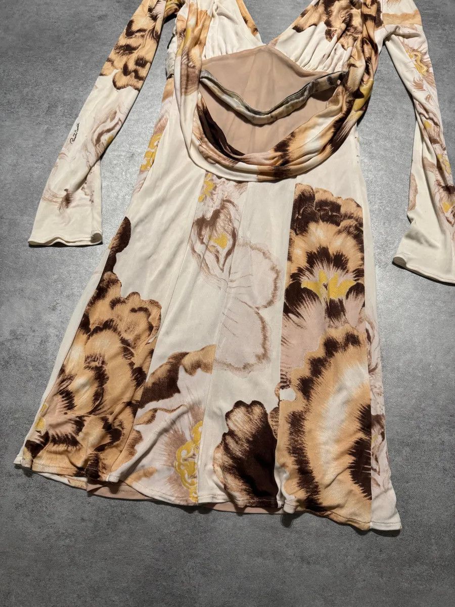 Roberto Cavalli Roberto Cavalli Flowers White Dress Size XS / US 0-2 / IT 36-38 - 6 Thumbnail