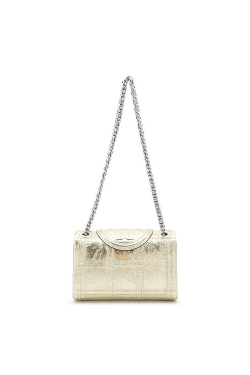 Tory Burch o1s22i1n1024 Size: OS / Fleming Small Shoulder Bag in Gold Size ONE SIZE - 3 Thumbnail