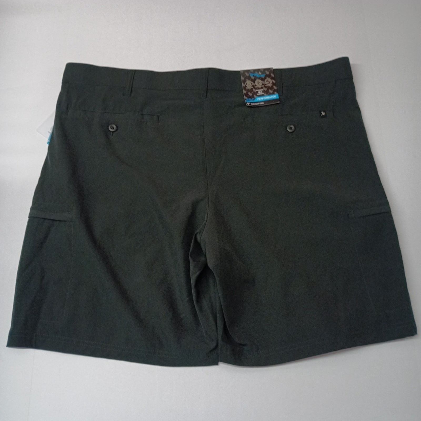 Other Birdie Bound Cargo Shorts Mens 42x9 Black Stretch Flex Waist Size US 42 / EU 58 - 5 Thumbnail