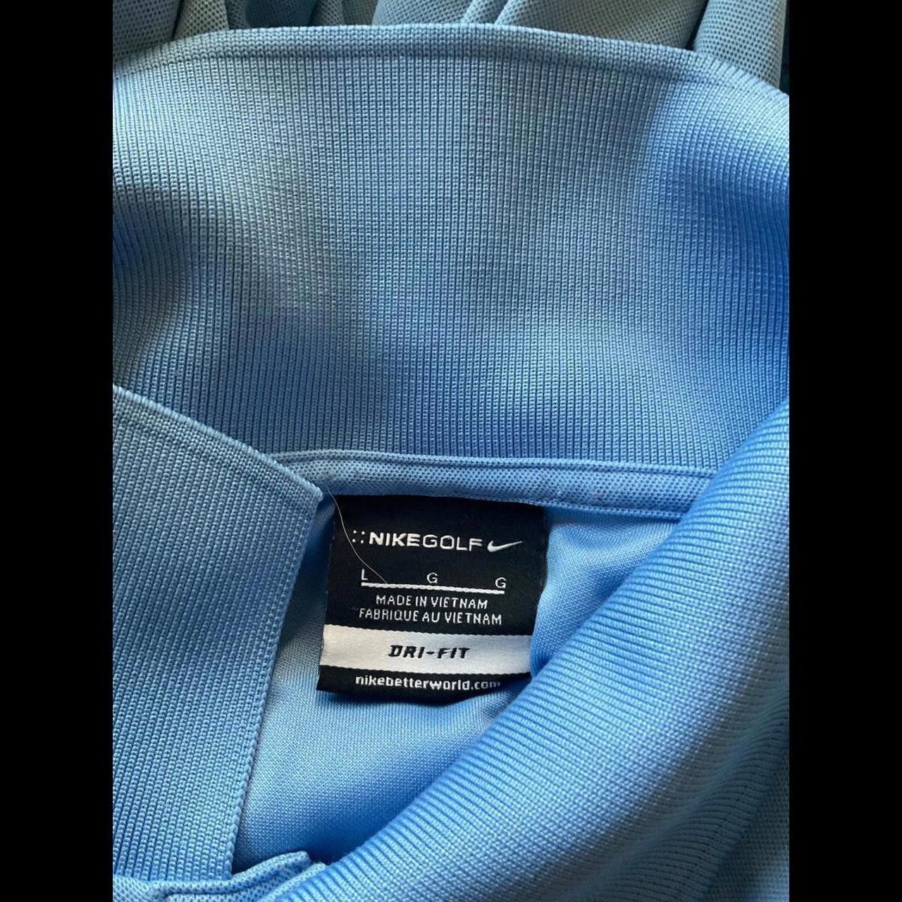 Nike Mens Used Nike Blue Polo Size US L / EU 52-54 / 3 - 2 Thumbnail