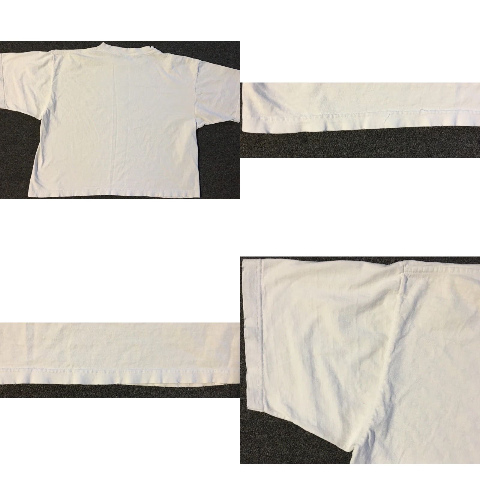 Vintage Vtg 90s Flower Ecosystem Faded Distress Boxy Crop Shirt Abstract Art Grunge 80s Size ONE SIZE - 9 Thumbnail
