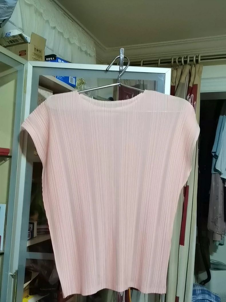 Issey Miyake issey miyake size:3 Pink short-sleeved shirt 2506-Nextarro Size XXS / US 00 / IT 34 - 6 Thumbnail