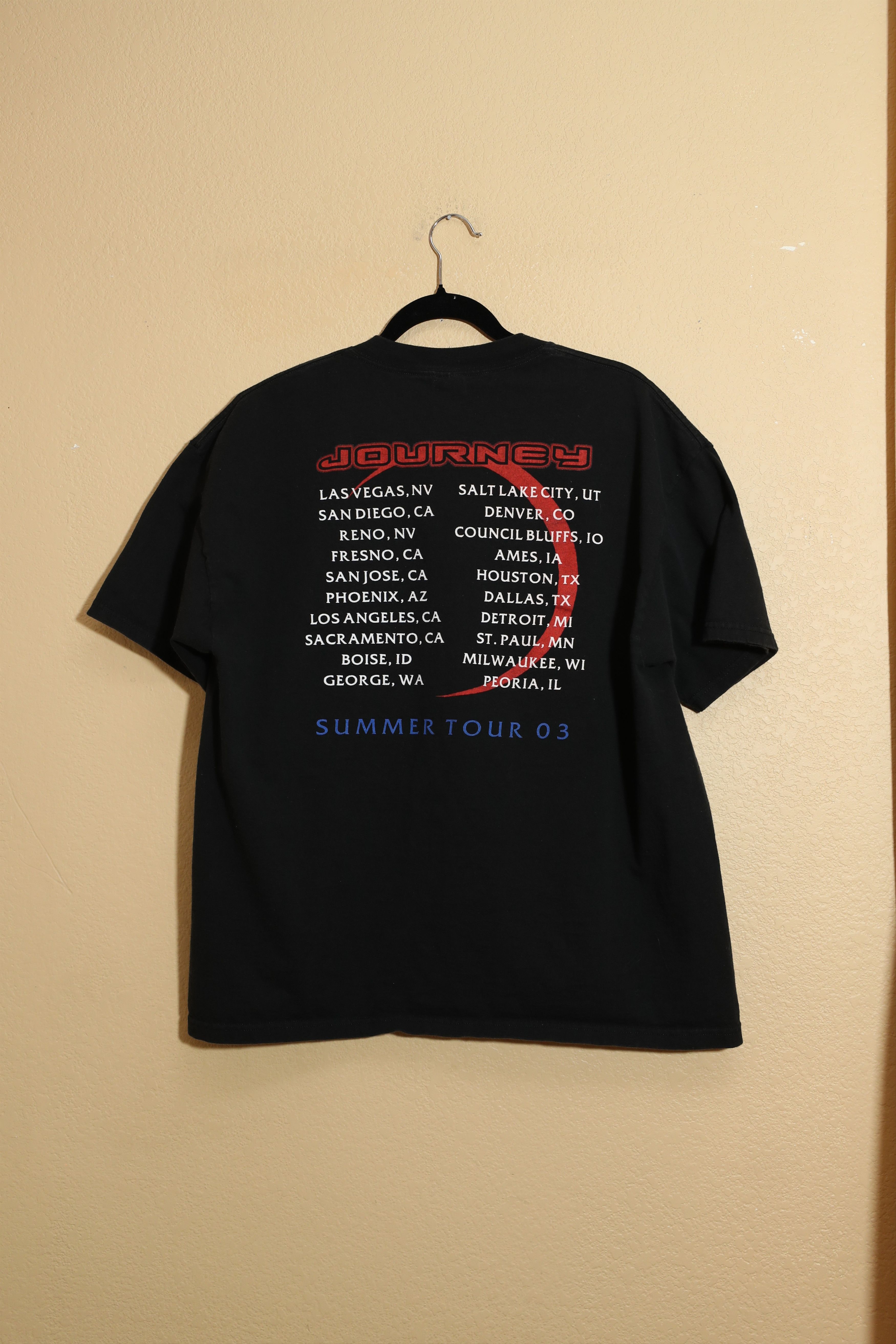 Band Tees Journey 2003 Summer Tour Tee (XL) Size US XL / EU 56 / 4 - 2 Thumbnail