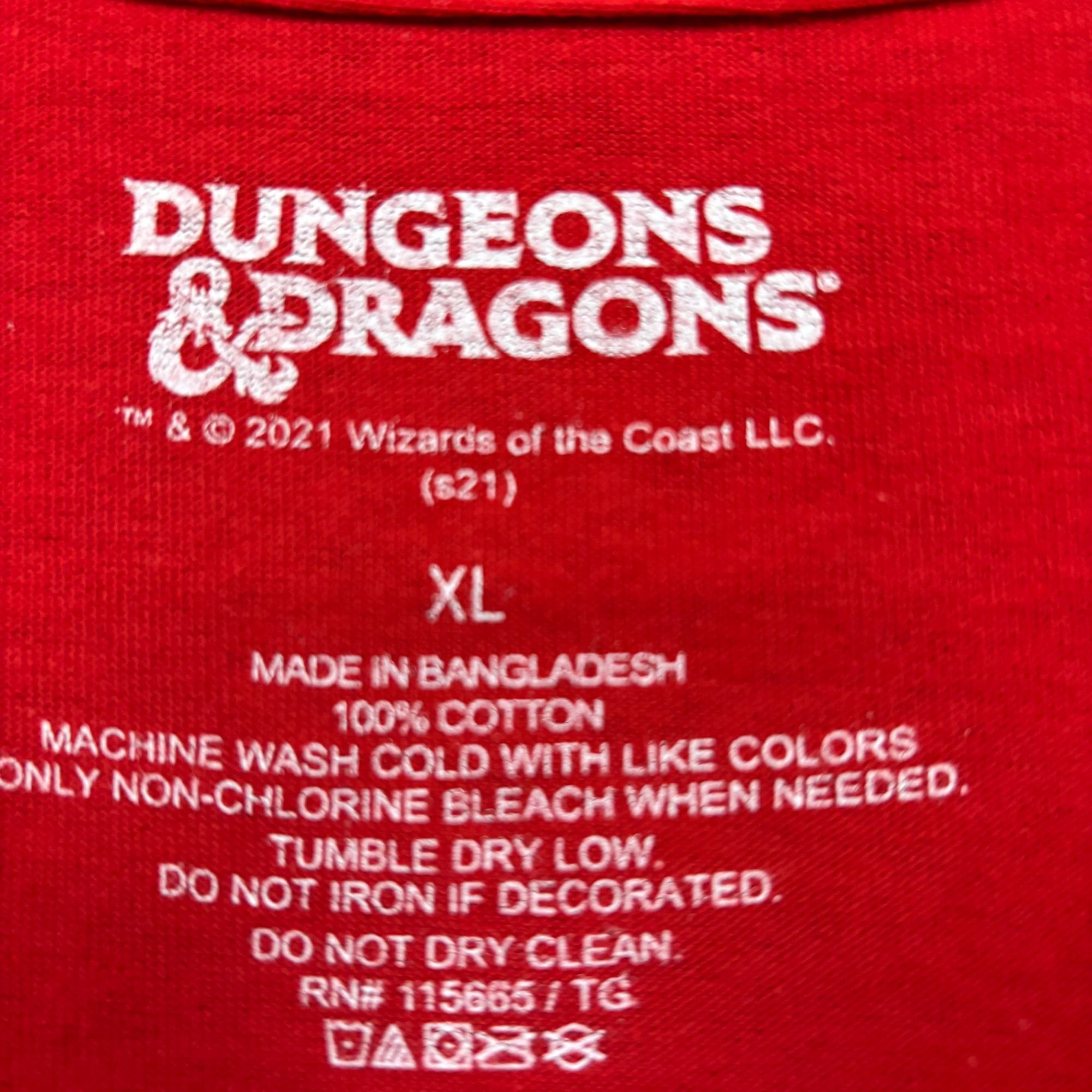 Other Dungeons and Dragons Fantasy Role Playing Game Promo Tee XL Size US XL / EU 56 / 4 - 4 Thumbnail