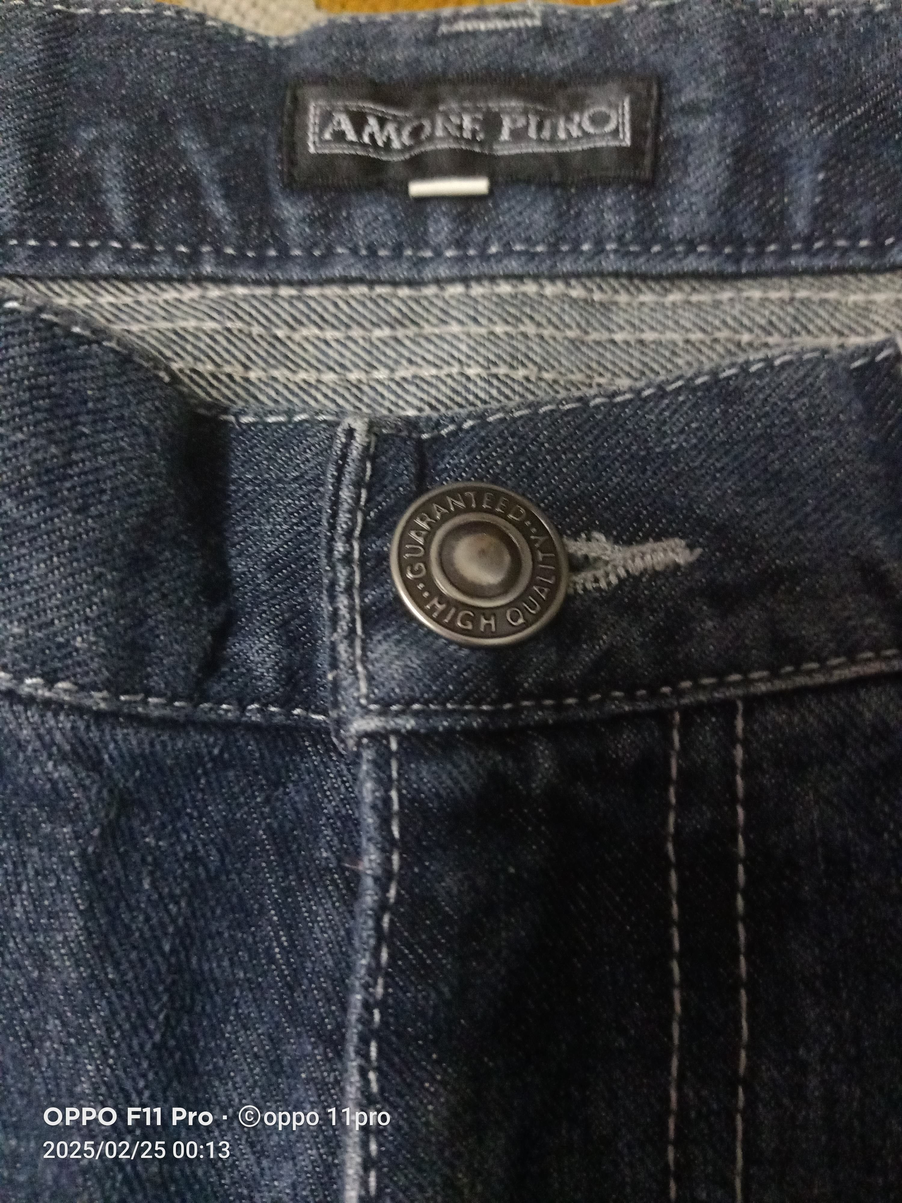 Japanese Brand × Vintage Amore Puro Denim bike Pants heavyDuty Denim Size US 32 / EU 48 - 13 Thumbnail
