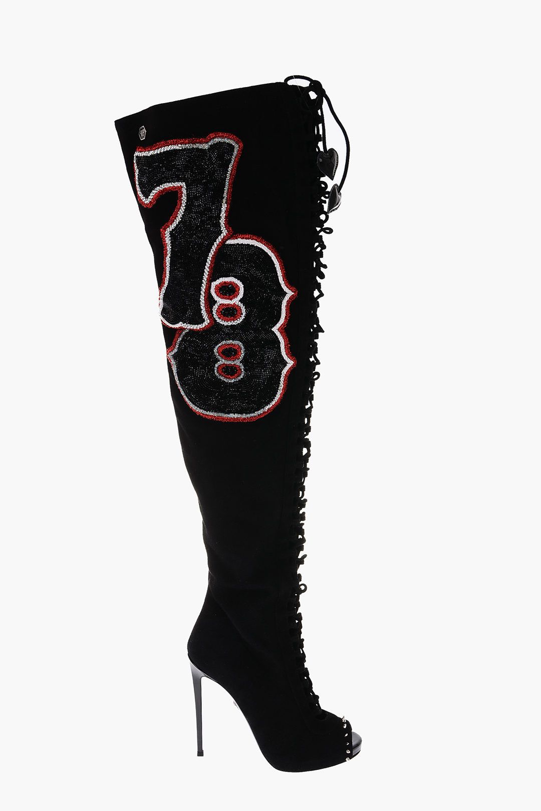 Philipp plein thigh high boots sale