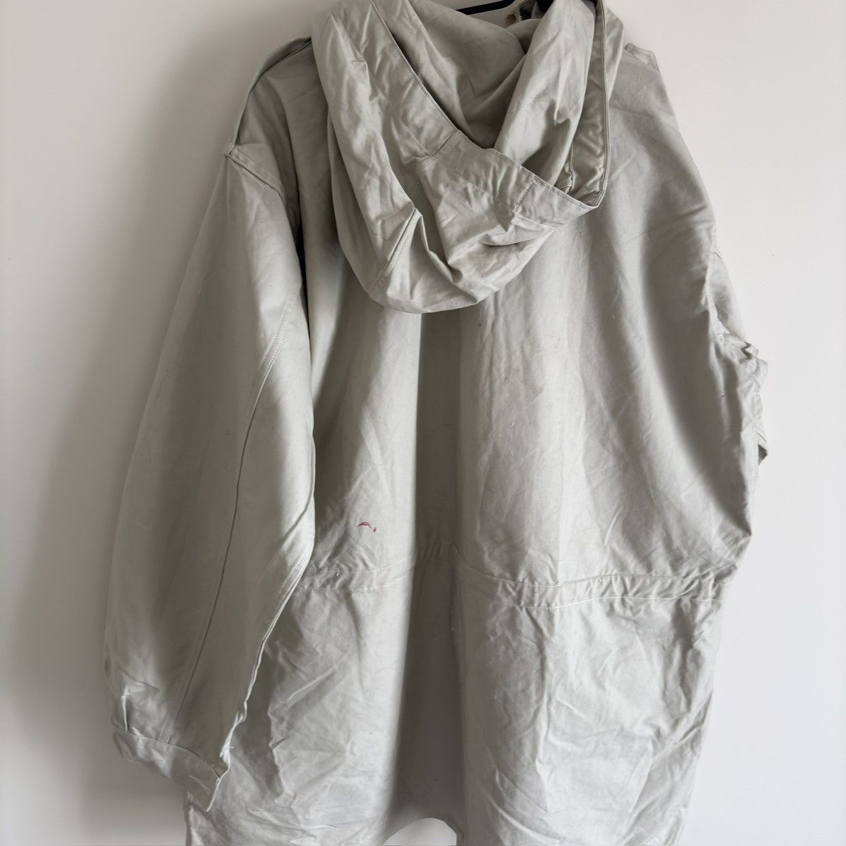 Vintage 1950s/60s rare Swedish Army snow jacket hoodie Size US XXL / EU 58 / 5 - 8 Thumbnail