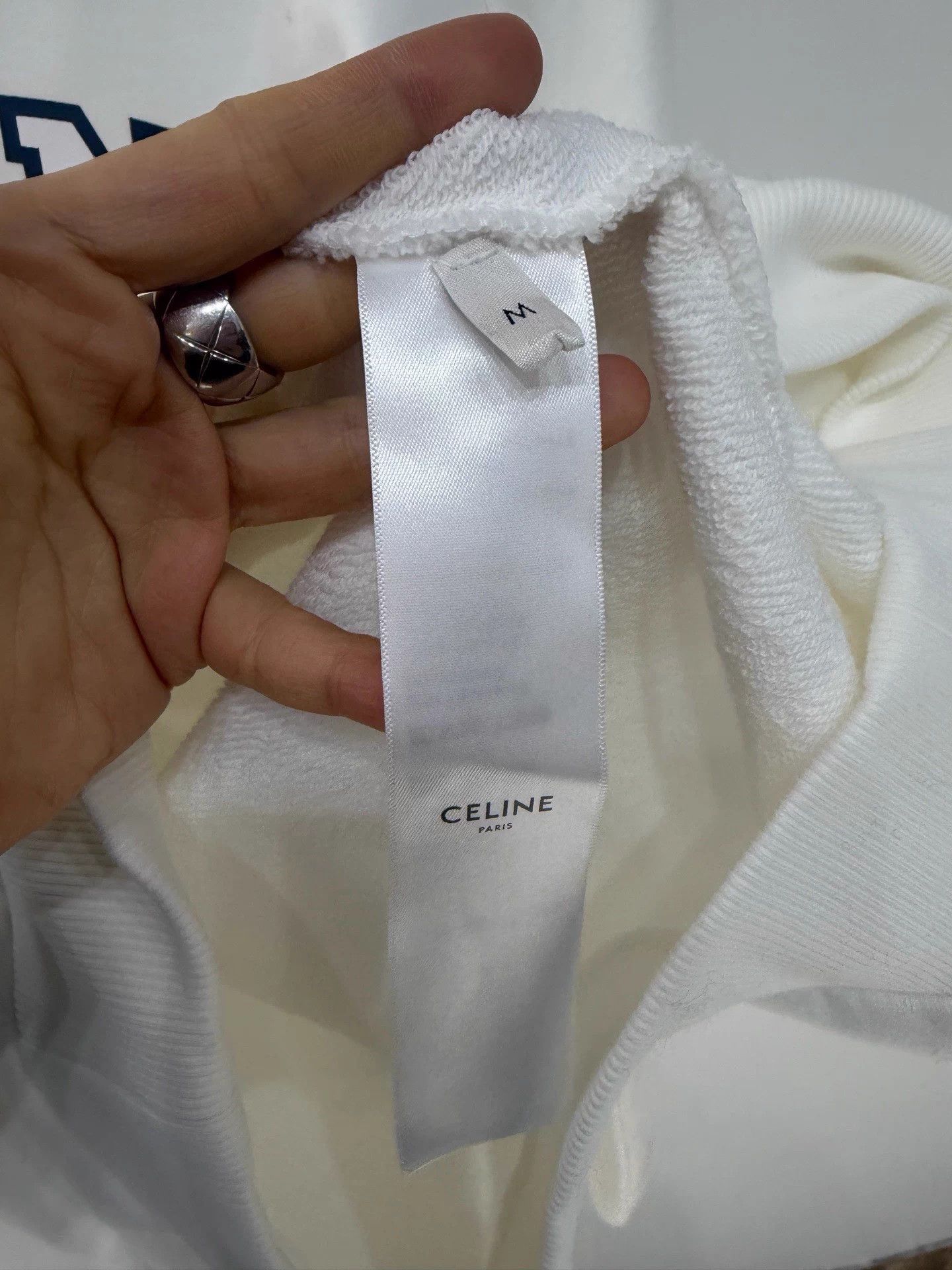 Celine Celine Embroidered Logo Sweatshirt M Size M / US 6-8 / IT 42-44 - 4 Thumbnail