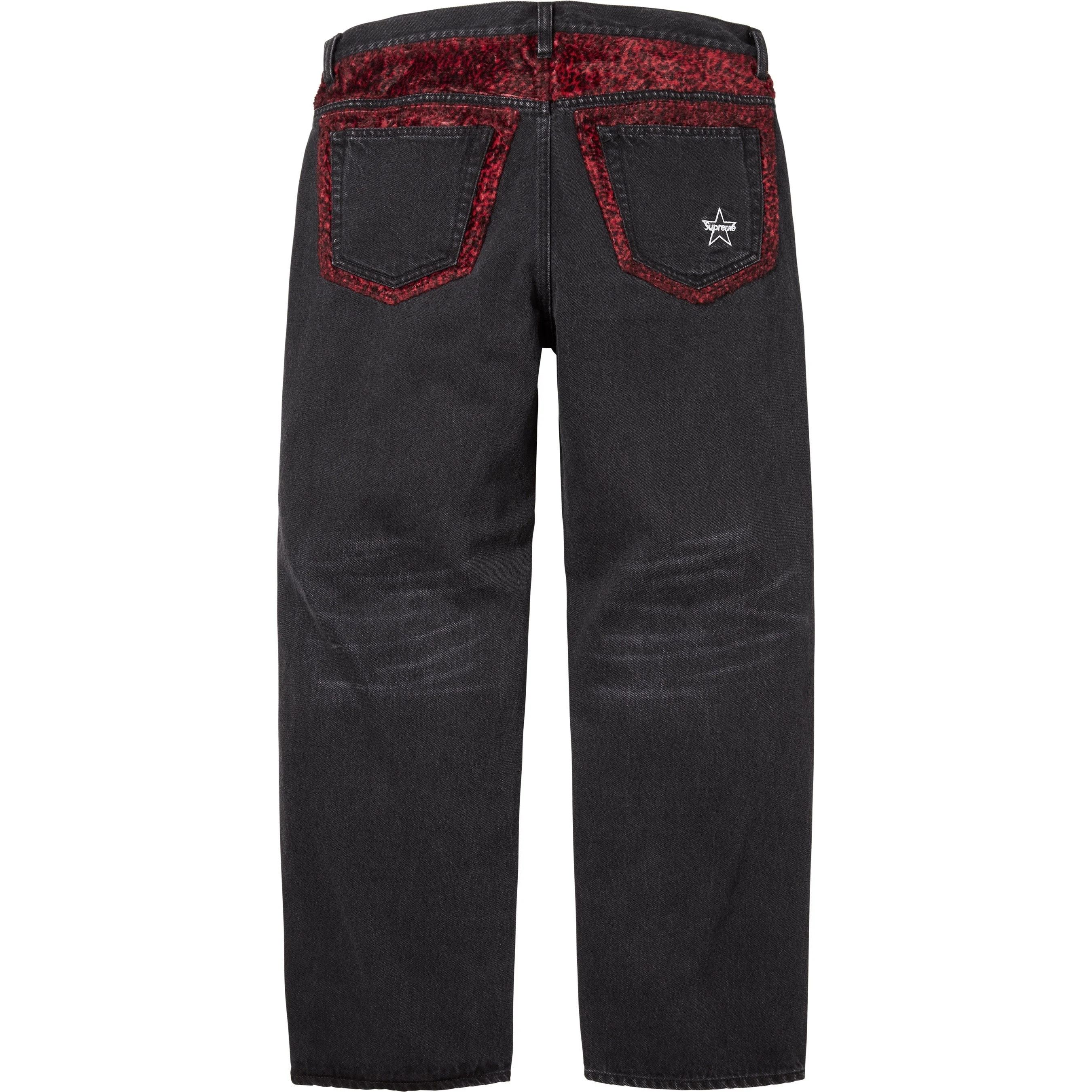 Supreme Supreme Leopard Faux Fur Loose Fit Jean Size US 34 / EU 50 - 2 Thumbnail