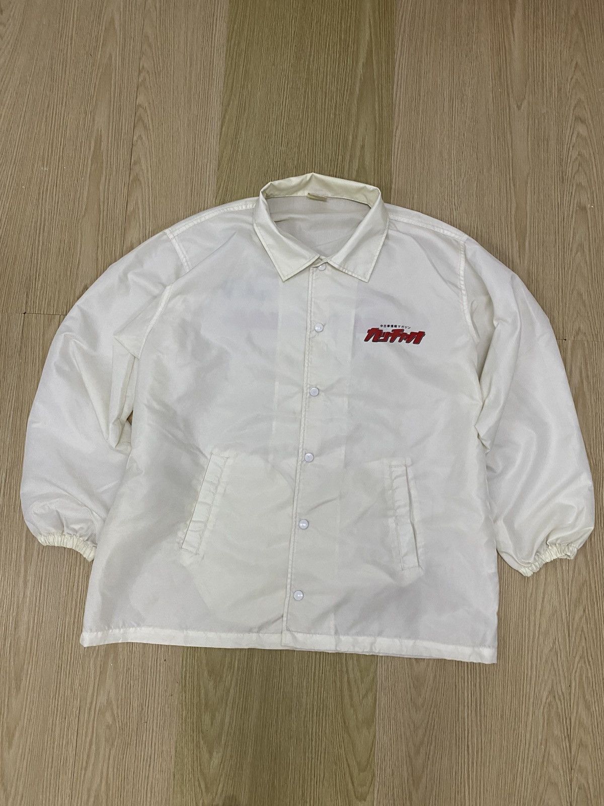 Japanese Brand × Vintage Vintage All Japan Fuji Gt Race Coach Jacket Size US L / EU 52-54 / 3 - 2 Thumbnail