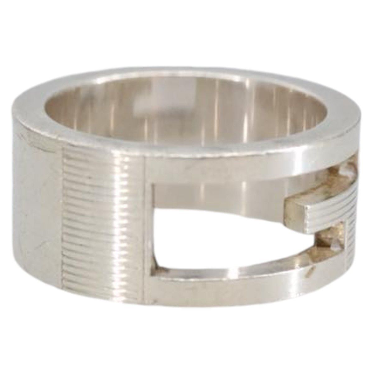 Gucci Gucci G Band Ring Silver 925 Size ONE SIZE - 1 Thumbnail