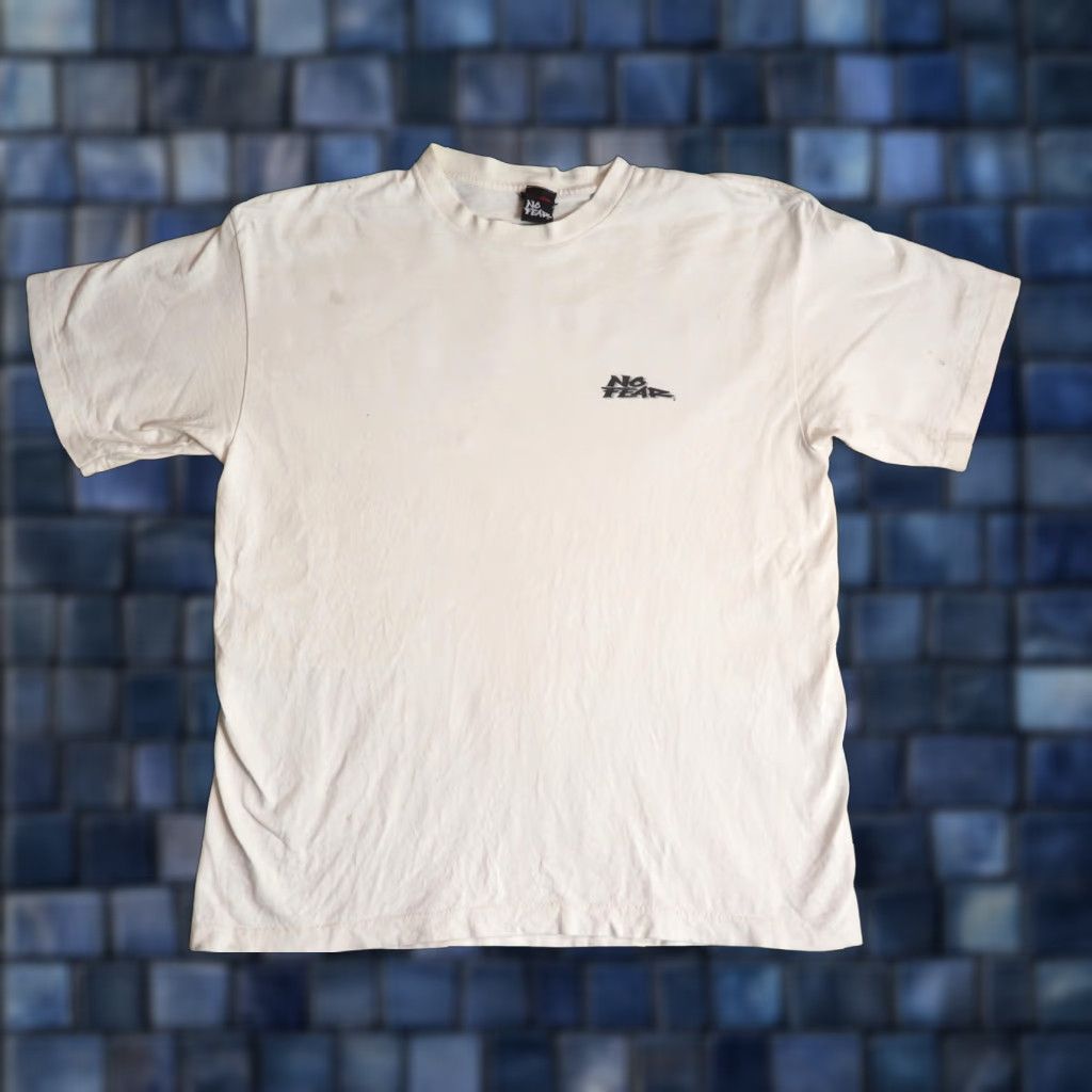 No Fear VTG 90s No Fear Tee Shirt Mens XL Beige Grunge Graphic Tee T-Shirt USA Short Sleeve Vintage 1990s Casual Size US XL / EU 56 / 4 - 1 Thumbnail