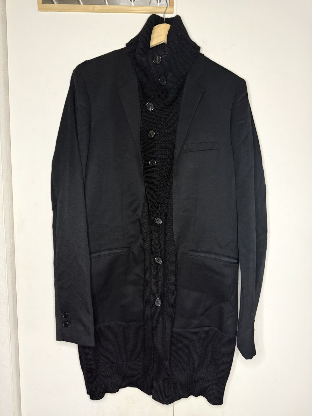 Undercover Undercover AW07 Hybrid Knit Blazer Jacket Size US L / EU 52-54 / 3 - 2 Thumbnail