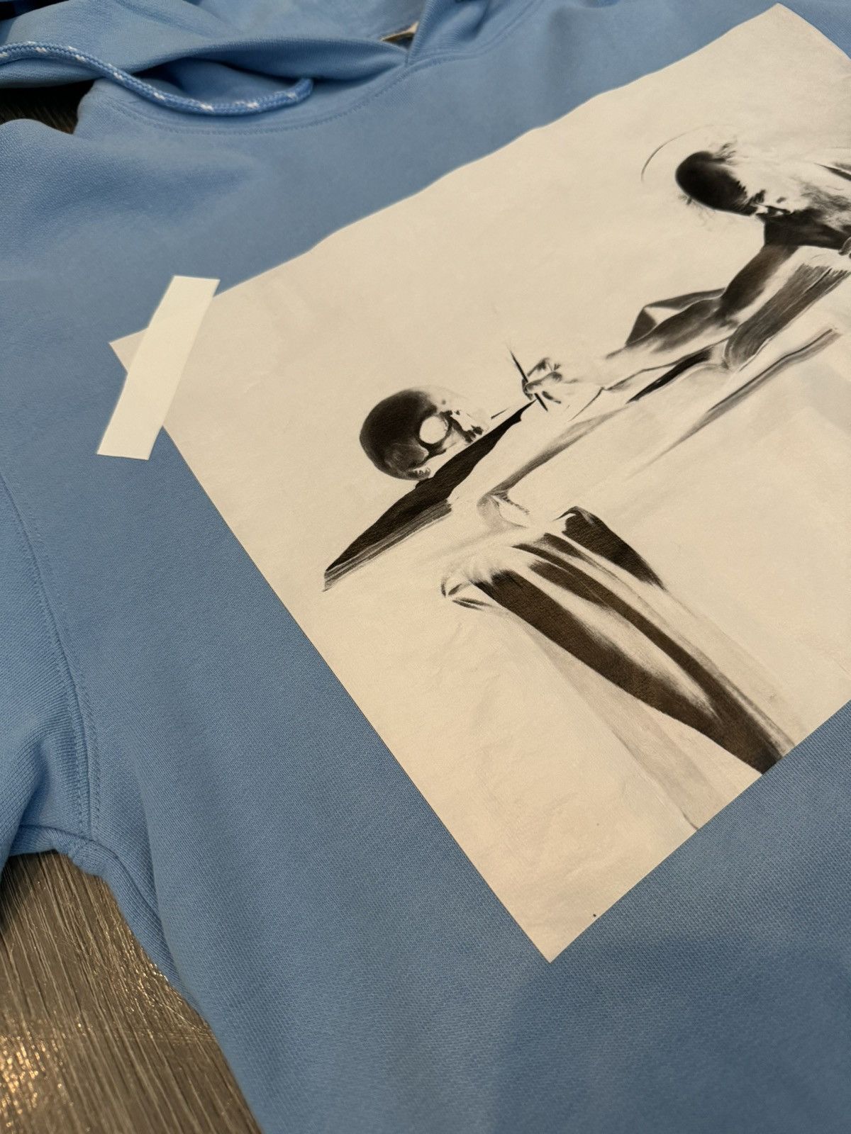 Off-White Off White GRAIL FW14 Caravaggio Hoodie Light Blue Size Large Size US L / EU 52-54 / 3 - 5 Thumbnail