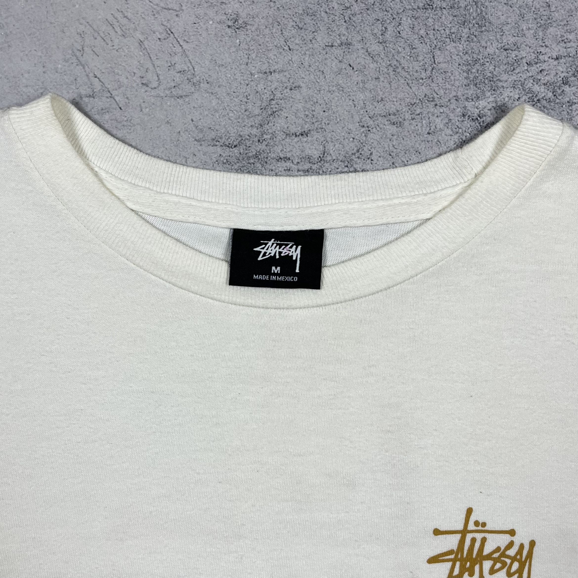 Stussy Vintage Stussy Graffiti Gold Y2K Big Logo T Shirt 00’s Size US S / EU 44-46 / 1 - 12 Thumbnail