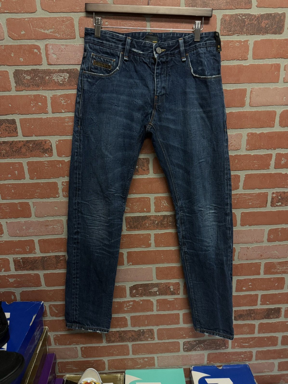 Fendi Fendi Jeans Blue Size 32/34 Authentic VINTAGE RARE Size US 32 / EU 48 - 1 Thumbnail