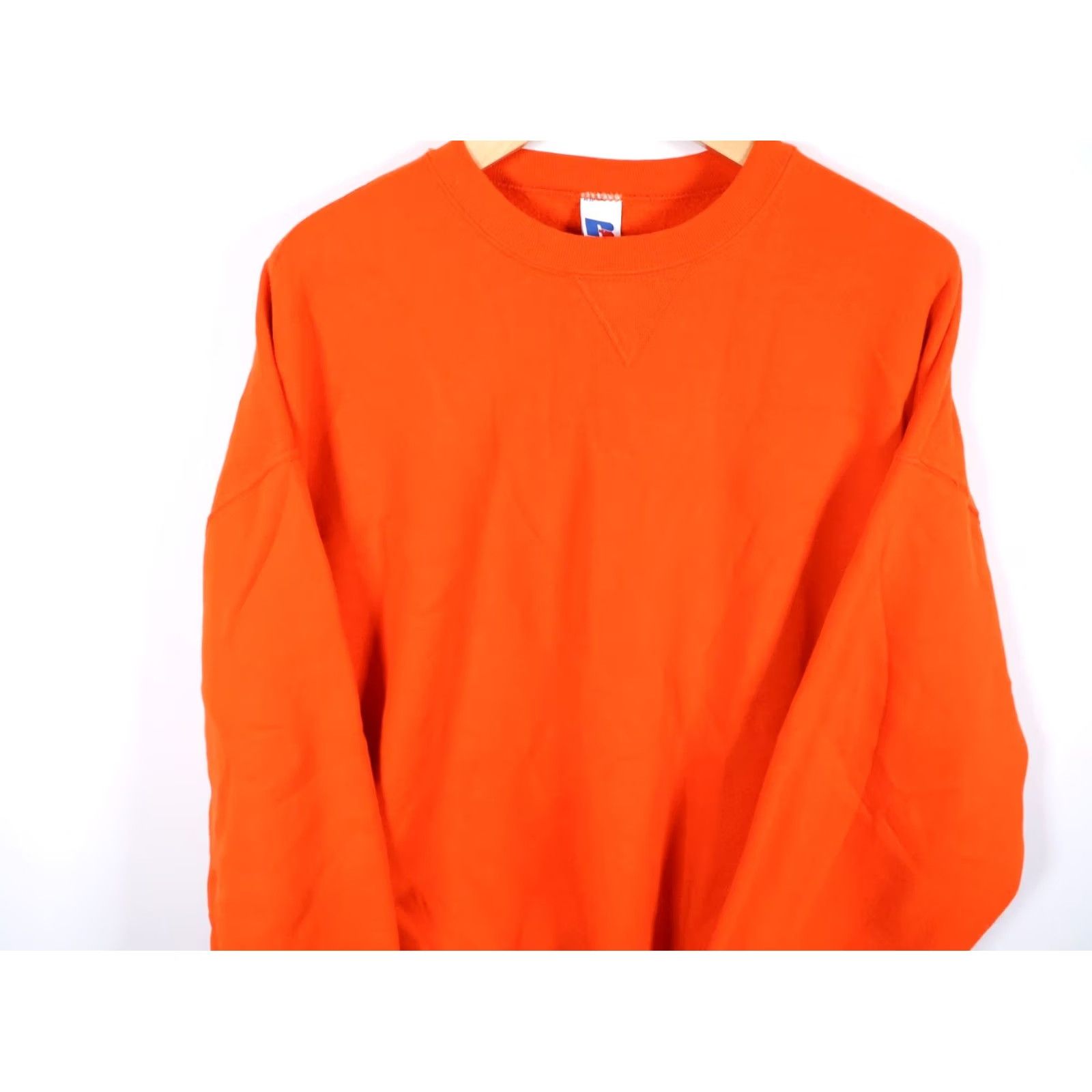 Russell Athletic VINTAGE Russell Athletic Sweatshirt Men 2XL Orange Crewneck Solid 50/50 Y2K Size US XXL / EU 58 / 5 - 4 Thumbnail