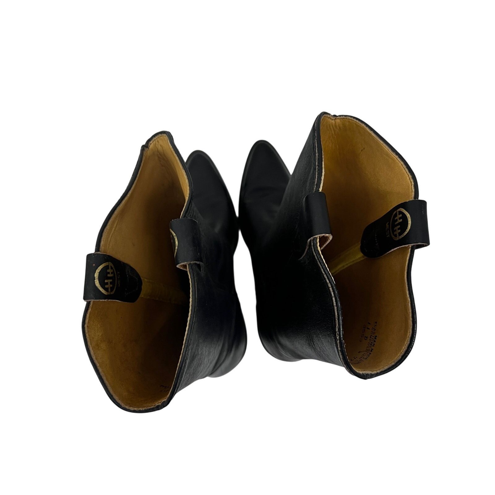 Vintage Sonora Double H West Black Leather Western Cowboy Boots 11D Size US 11 / EU 44 - 7 Thumbnail