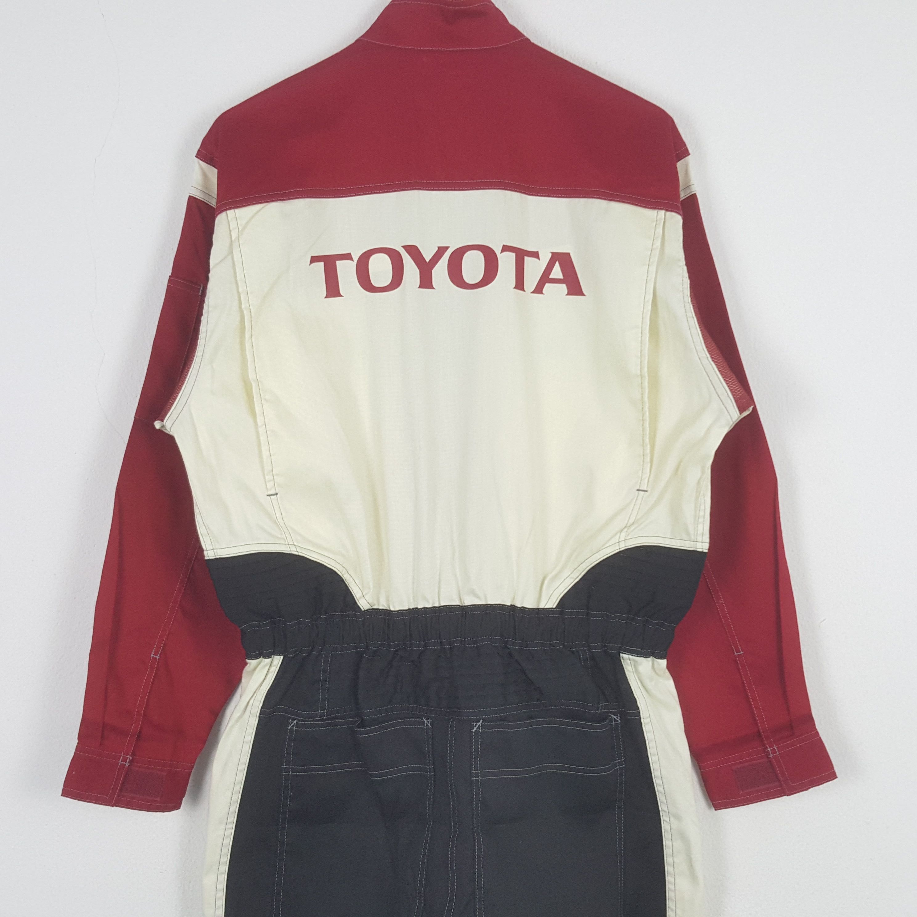 Japanese Brand Vintage Toyota Japanese Racing Team Coverall Jacket RR19 Size US M / EU 48-50 / 2 - 2 Thumbnail