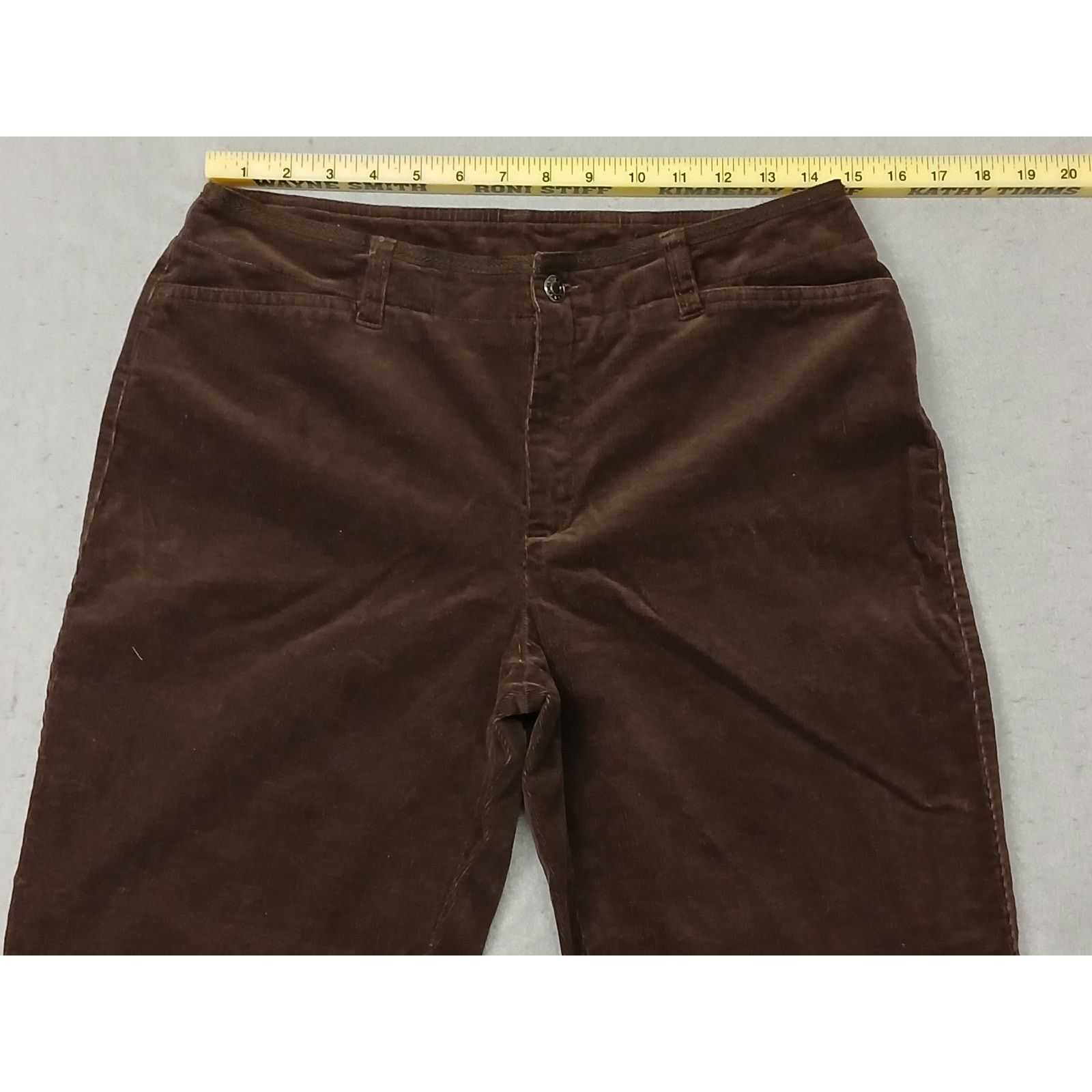 Other Crazy Horse (8) Vintage Brown Corduroy Relaxed Boot Cut Pant Size 30" / US 8 / IT 44 - 3 Thumbnail