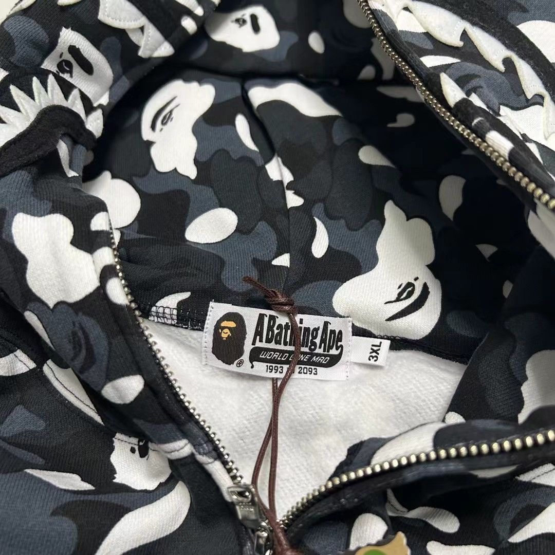 Bape BAPE LIMITED SHARK FULL ZIP HOODIE Size US XXL / EU 58 / 5 - 7 Thumbnail
