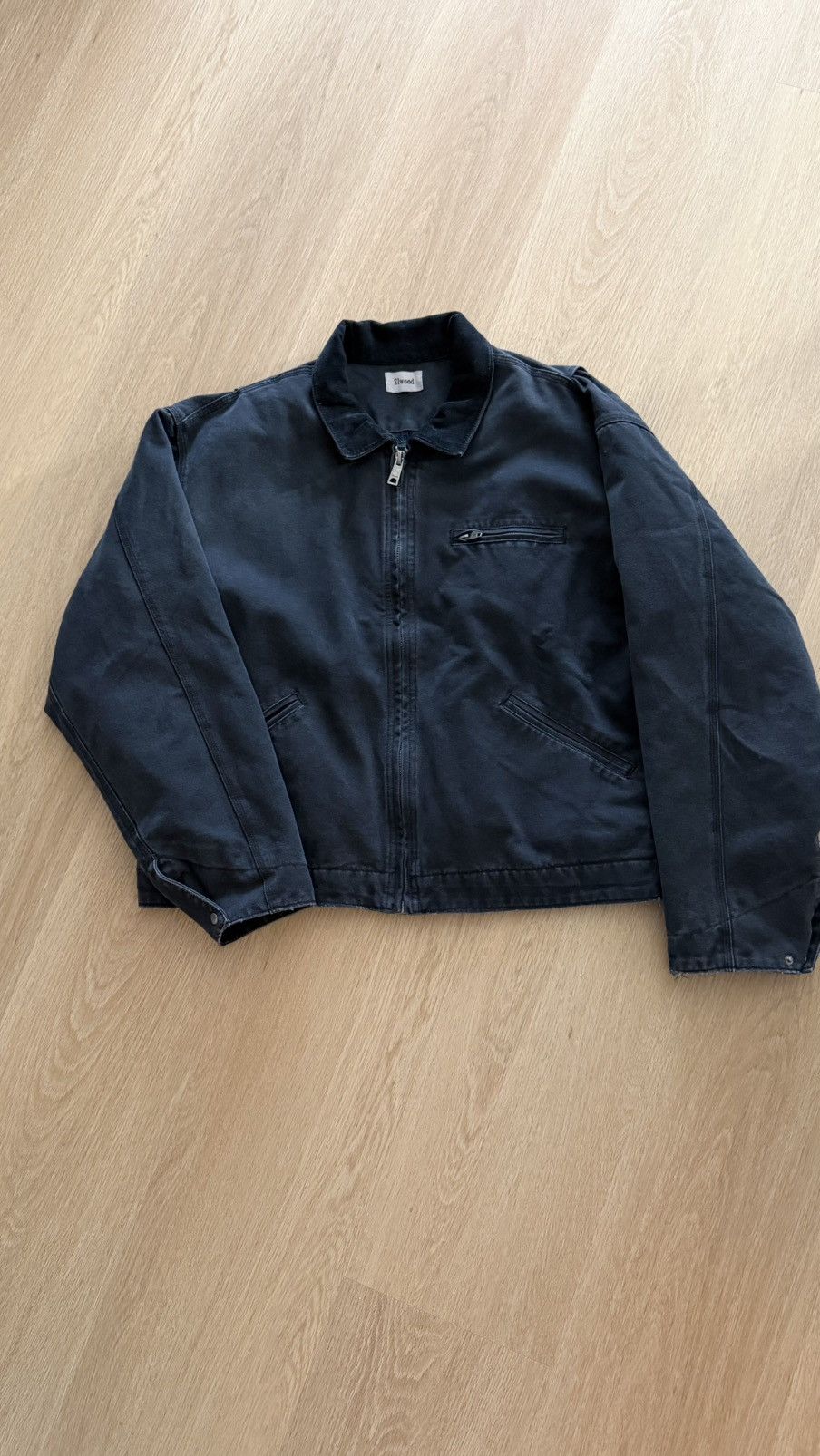 Elwood Elwood petrol jacket washed brown Size US XL / EU 56 / 4 - 1 Thumbnail