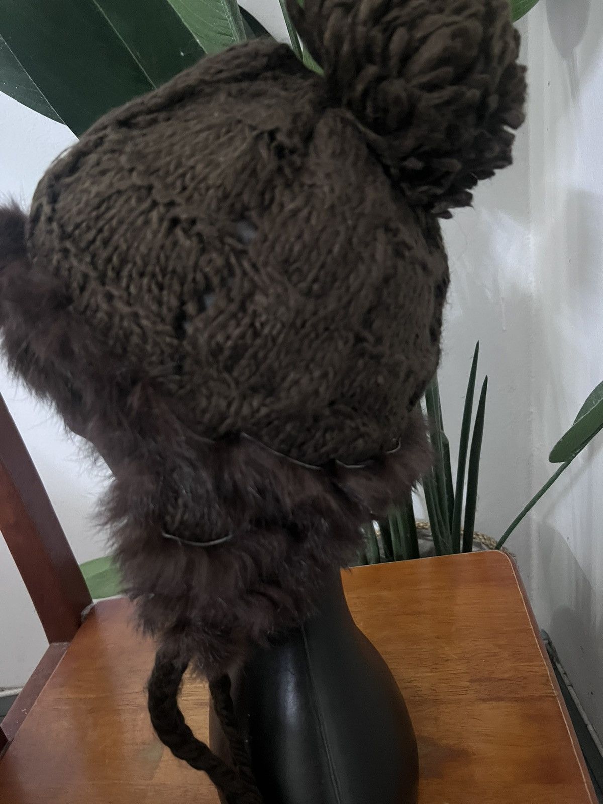 Vintage MOHAIR BEANIE HAT EAR FLAT Size ONE SIZE - 4 Thumbnail