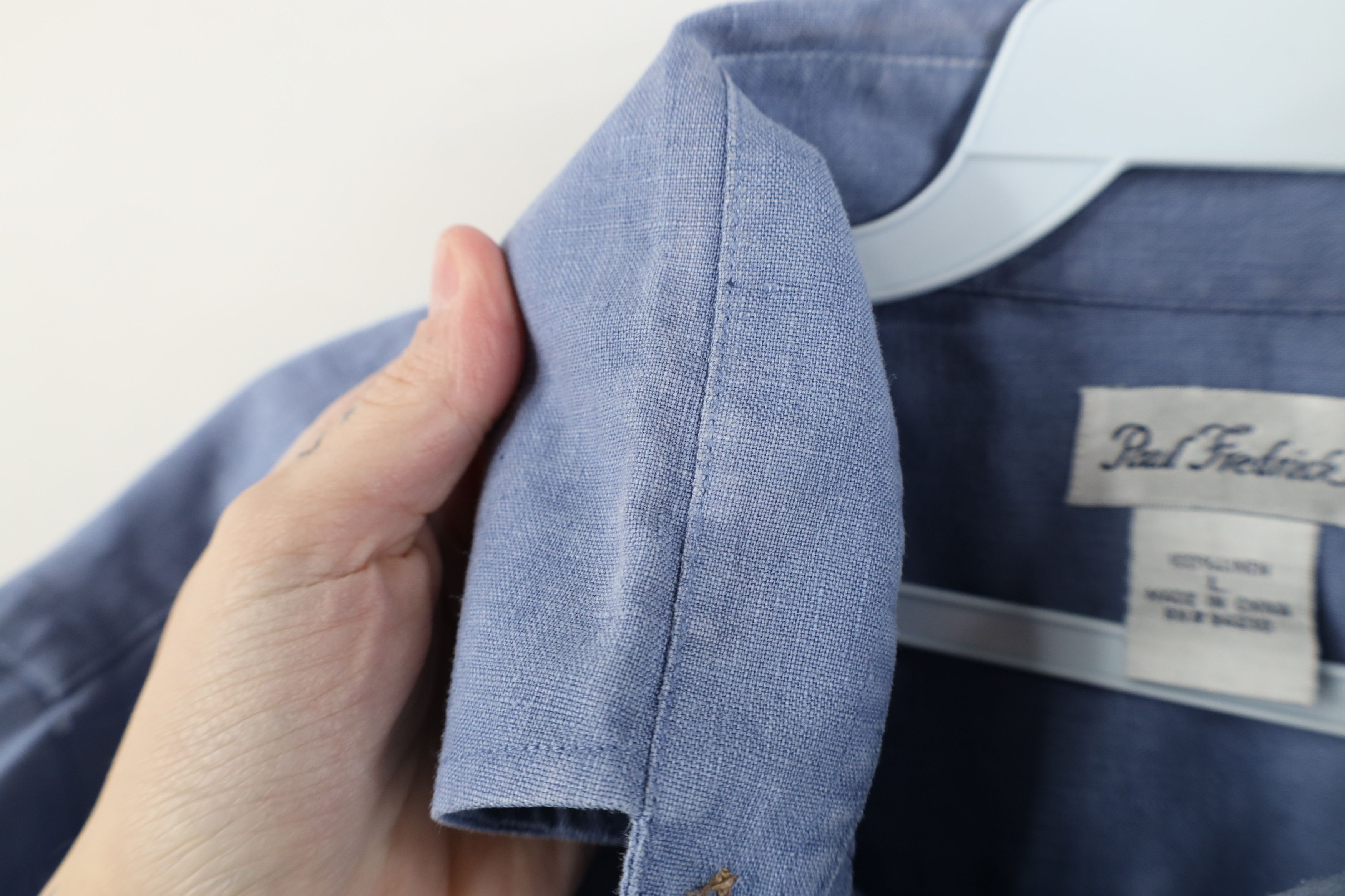 Paul Fredrick Paul Fredrick Linen Short Sleeve Collared Button Down Shirt Size US L / EU 52-54 / 3 - 8 Thumbnail