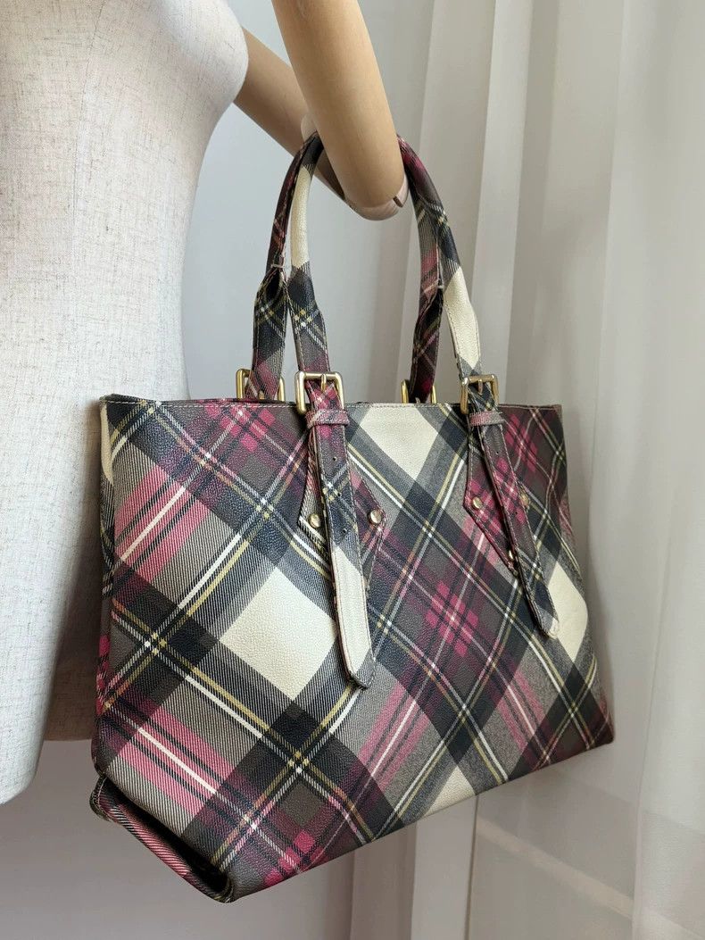 Vivienne Westwood Vivienne Westwood Mid-old vintage checked briefcase Size ONE SIZE - 3 Thumbnail