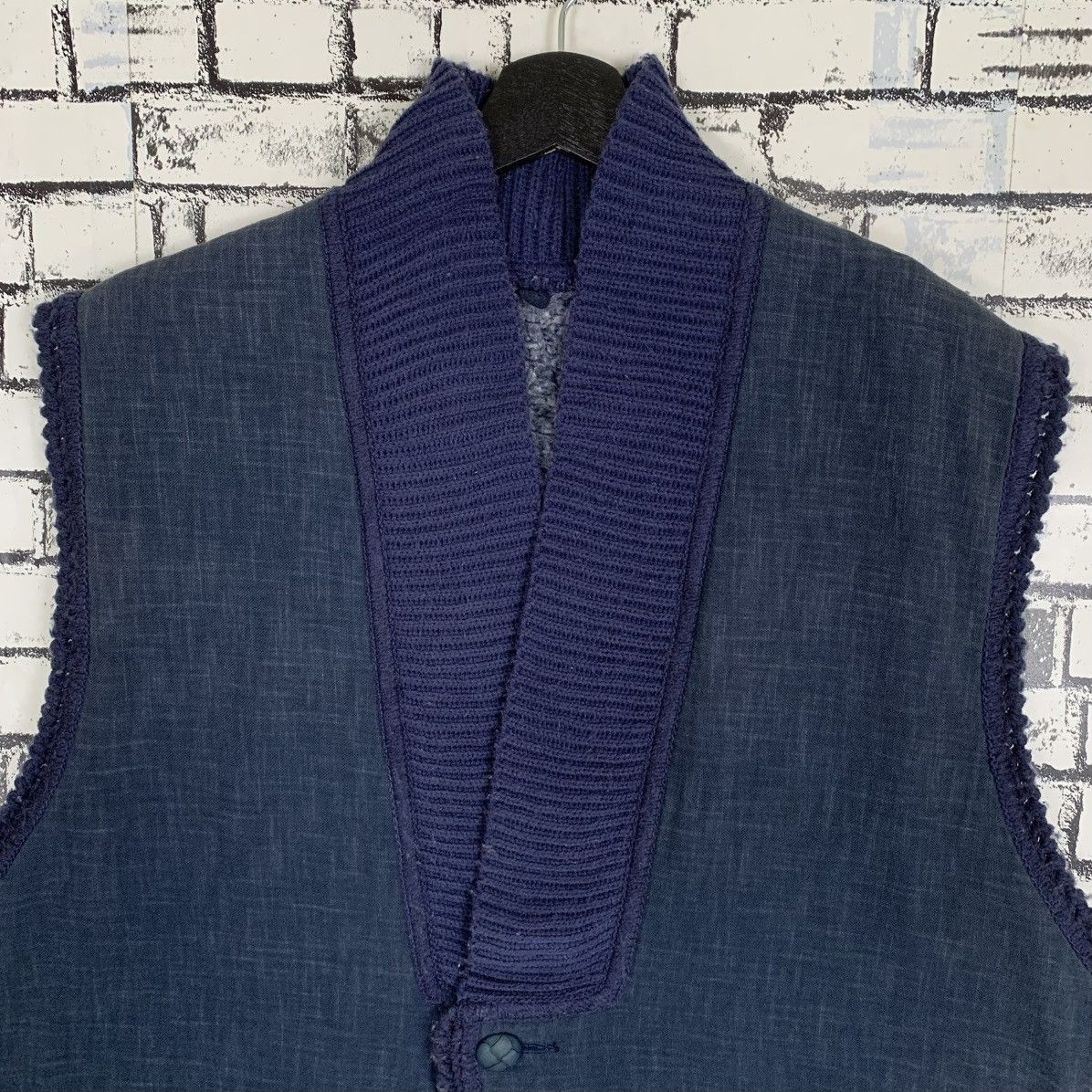 Japanese Brand × Vintage Classic Script Noren Japanese Cotton Quilting Coat Size US M / EU 48-50 / 2 - 4 Thumbnail