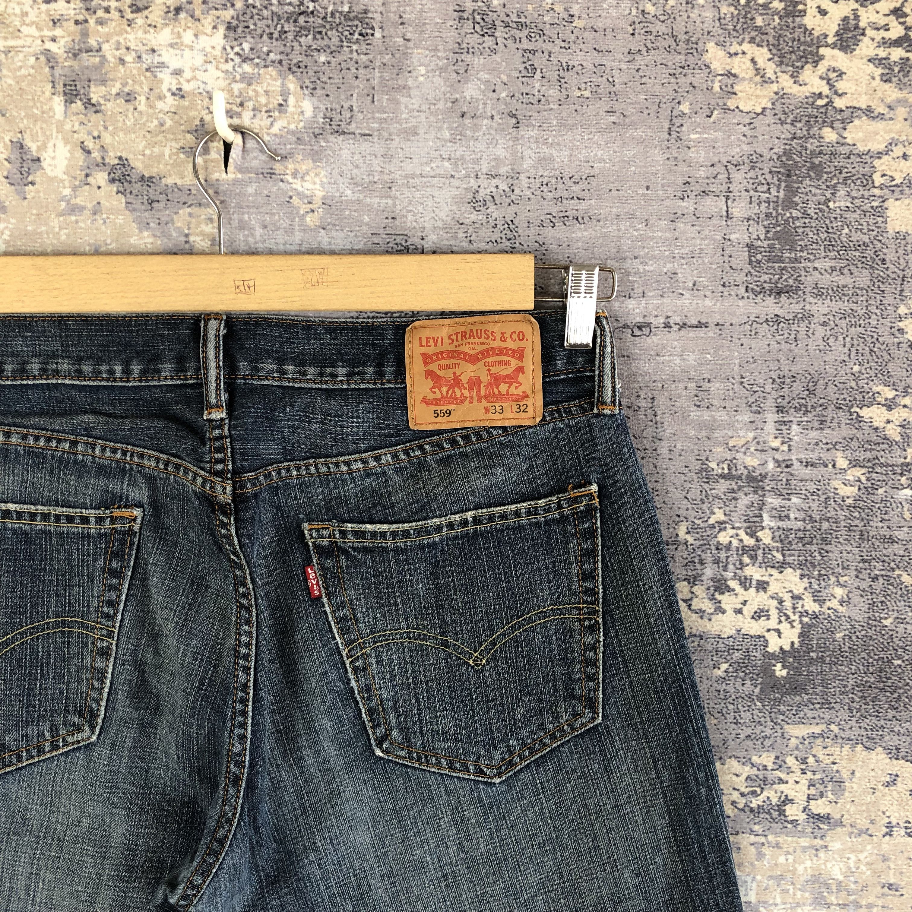 Levi's Vintage Y2K Levis 559 Baggy Jeans Levi's Faded Wash Denim Size US 34 / EU 50 - 5 Thumbnail