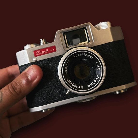 image of Vintage 1950S Yamato Pal Jr 35Mm Film Camera in Black, Men's