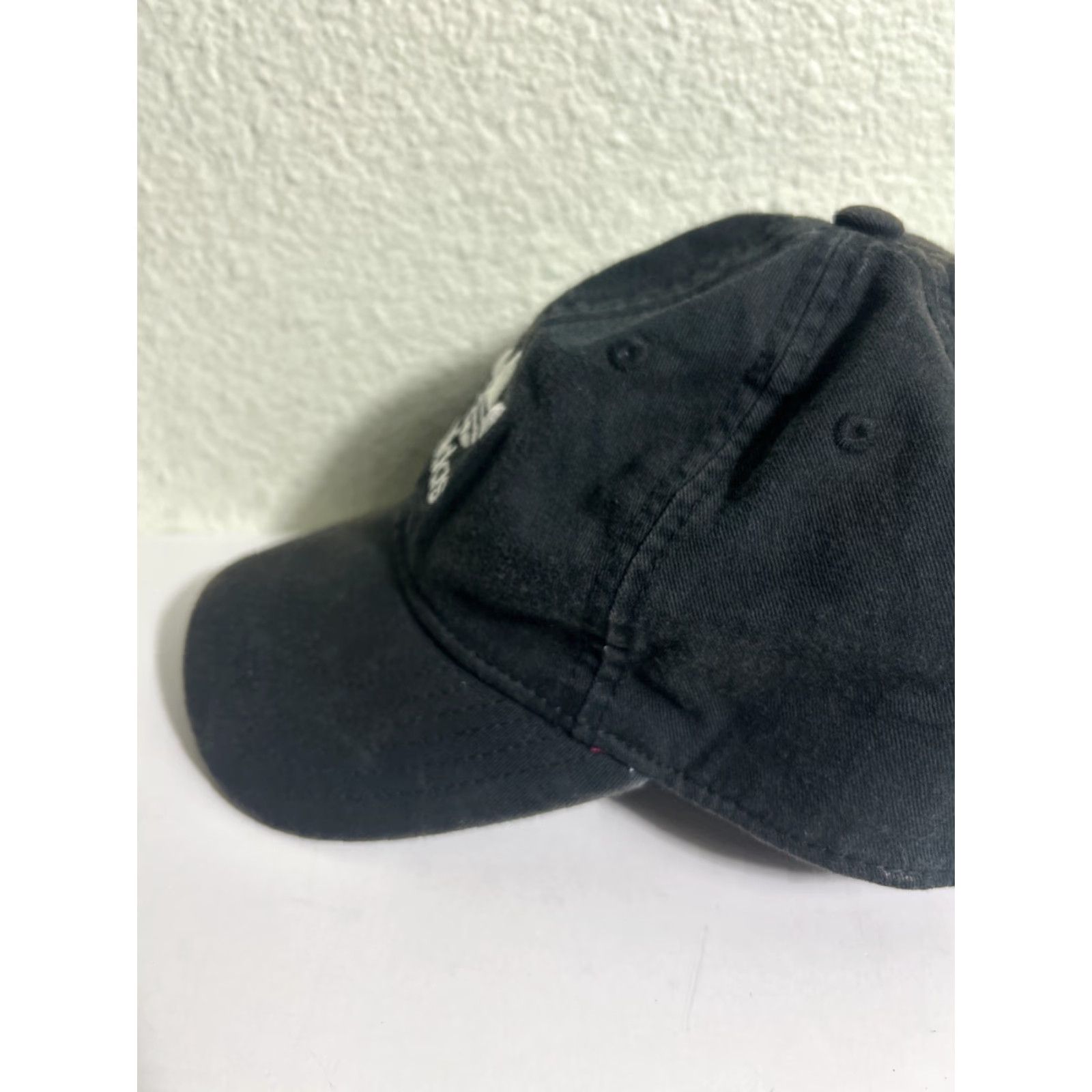 Adidas Adidas Strapback Dad Hat Adjustable Cotton Trefoil Black White Size ONE SIZE - 6 Thumbnail