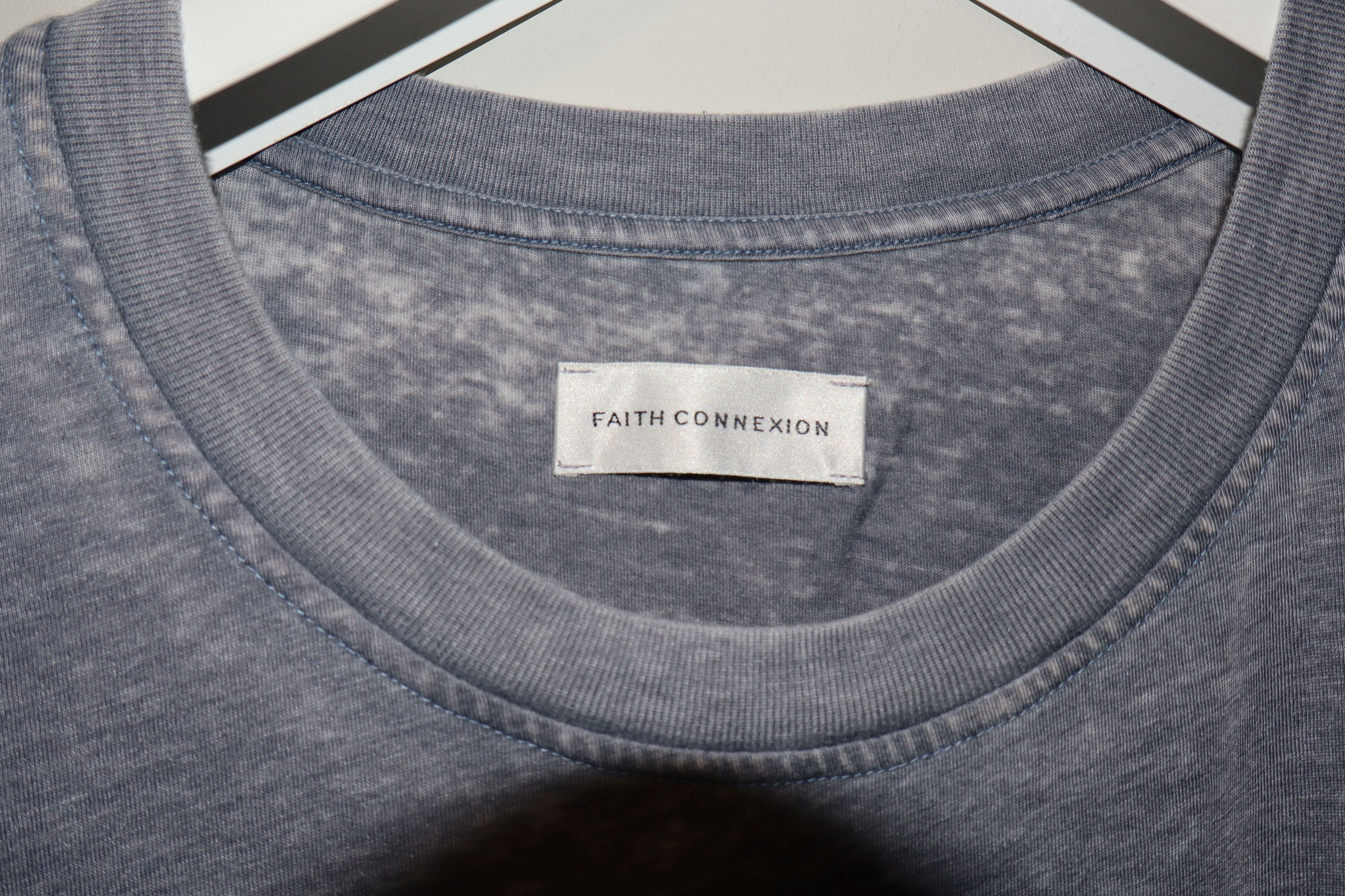 Faith Connexion Devore blue t-shirt Size US M / EU 48-50 / 2 - 2 Thumbnail