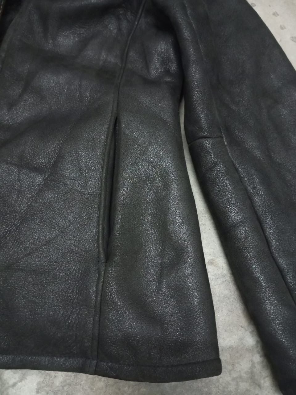 Japanese Brand Binding Offer 🔴 A02 Trans Work Sheep Skin Leather Jacket Size M / US 6-8 / IT 42-44 - 12 Thumbnail