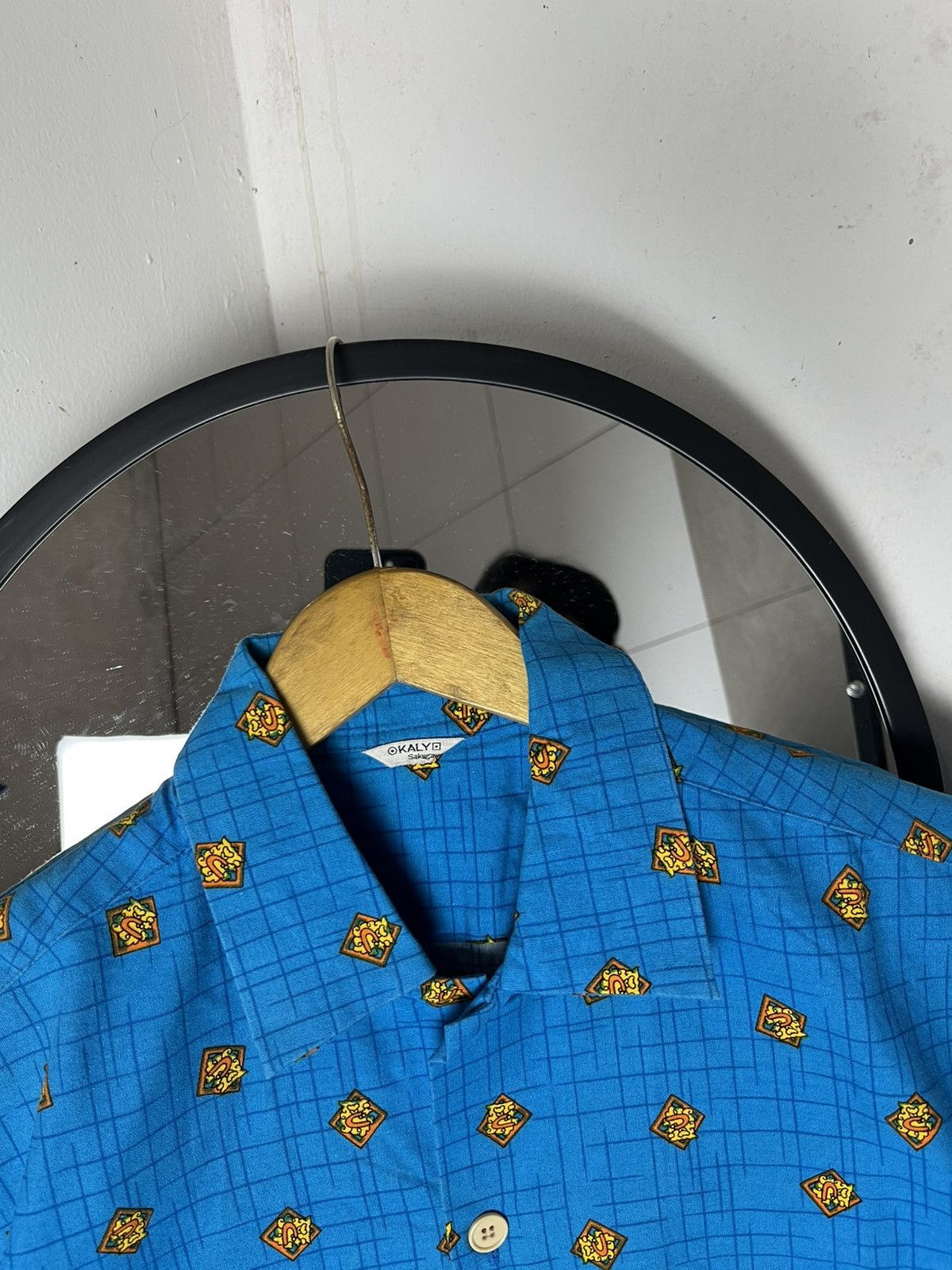 Japanese Brand kally sakigawa designer open collar baroque /versace/prada Size US M / EU 48-50 / 2 - 4 Thumbnail