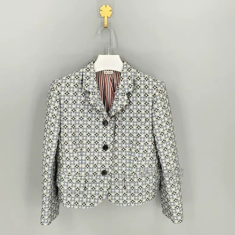Thom Browne Thom Browne Shabby-chic suit jackets Size 38S - 1 Thumbnail