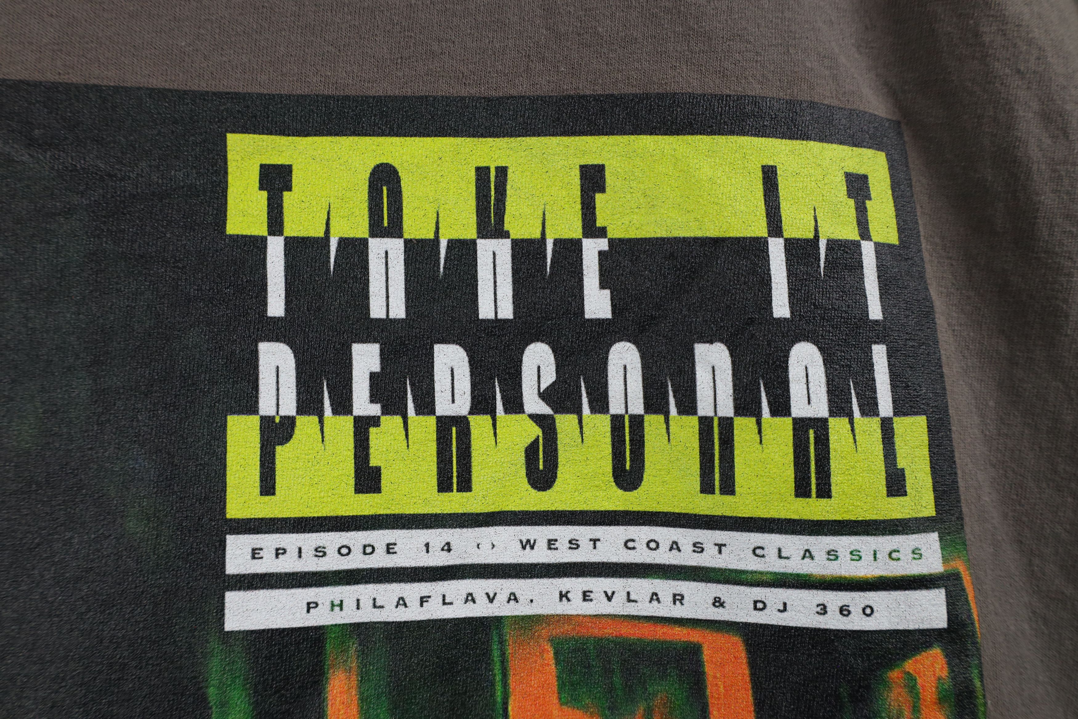 Vintage Y2K Streetwear Take It Personal Podcast Philaflava DJ Shirt Size US XXL / EU 58 / 5 - 5 Thumbnail