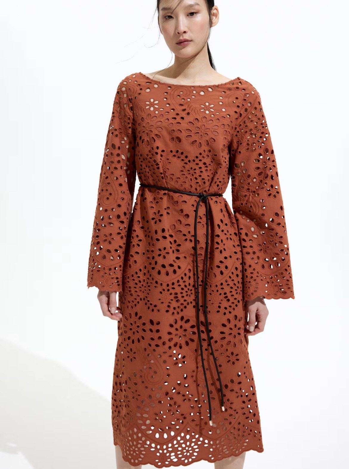 H&M Eyelet embroidered dress