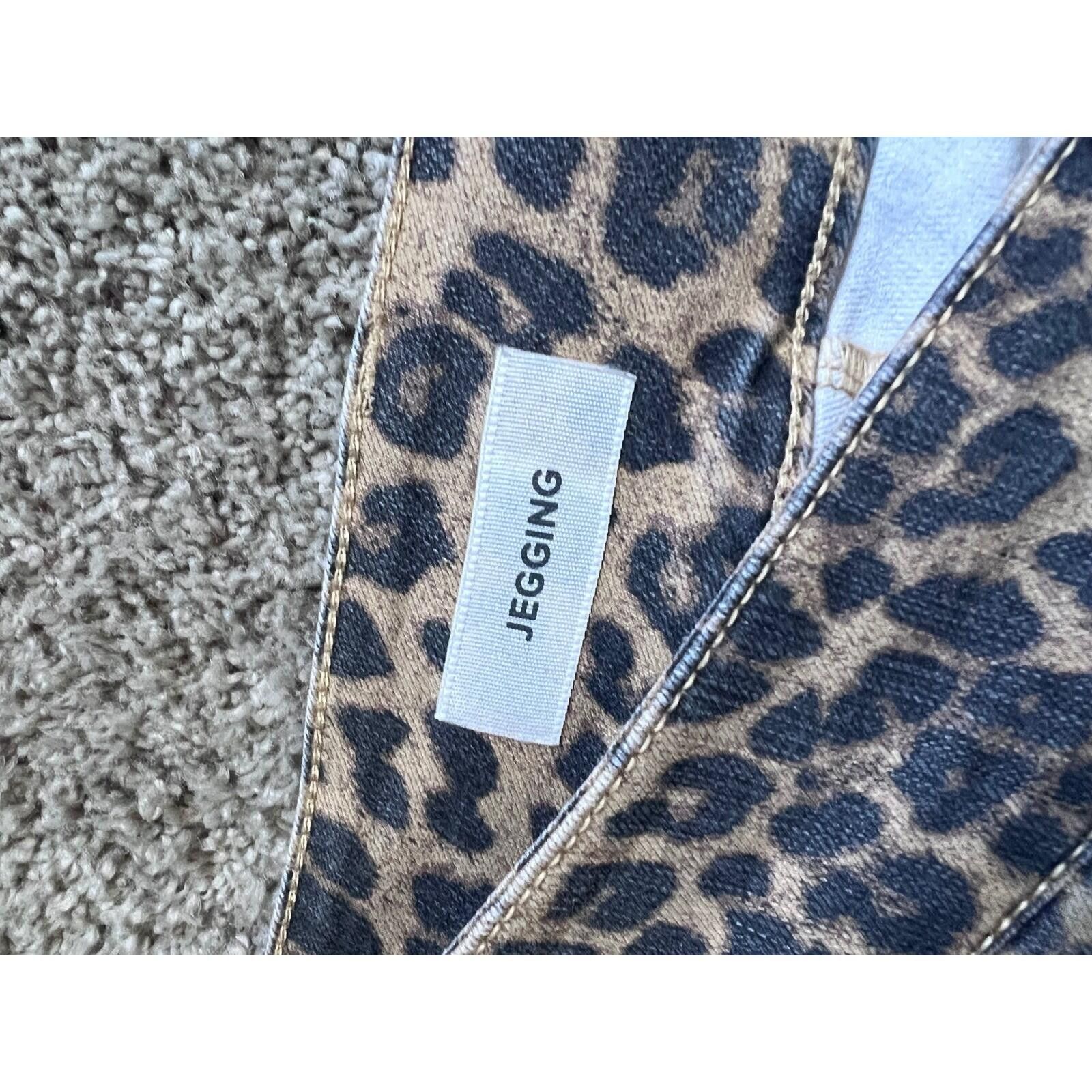 Other Torrid Leopard Print Jeggings Womens 28T High Rise Size 30" / US 8 / IT 44 - 4 Thumbnail