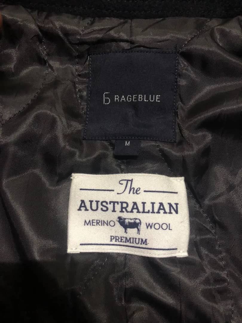 RAGEBLUE Rageblue Long Coat Australian Merino Wool Jacket Size US M / EU 48-50 / 2 - 11 Thumbnail