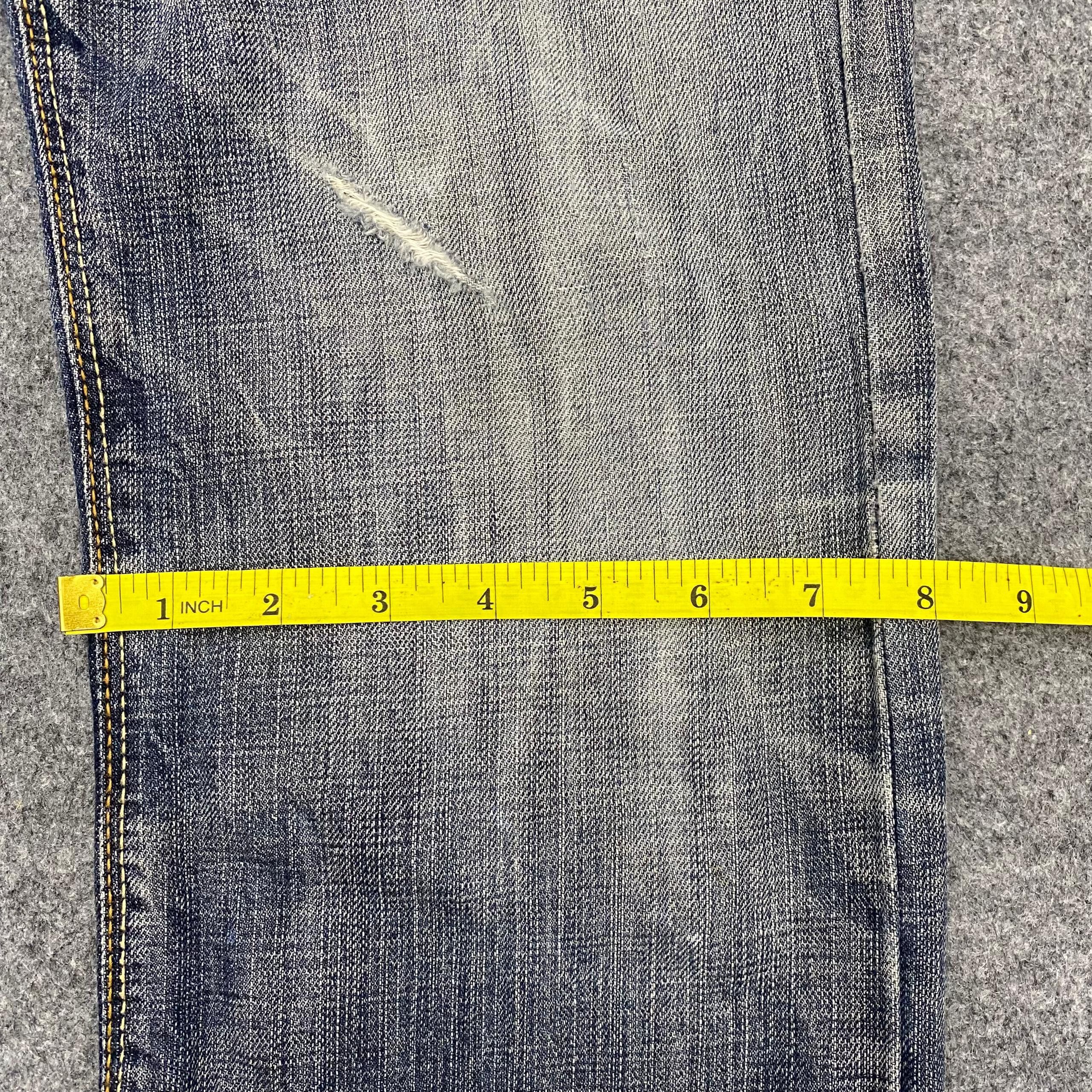 If Six Was Nine 💥Best Offer💥Jag Black Japanese Brand Distressed denim Size US 30 / EU 46 - 8 Thumbnail