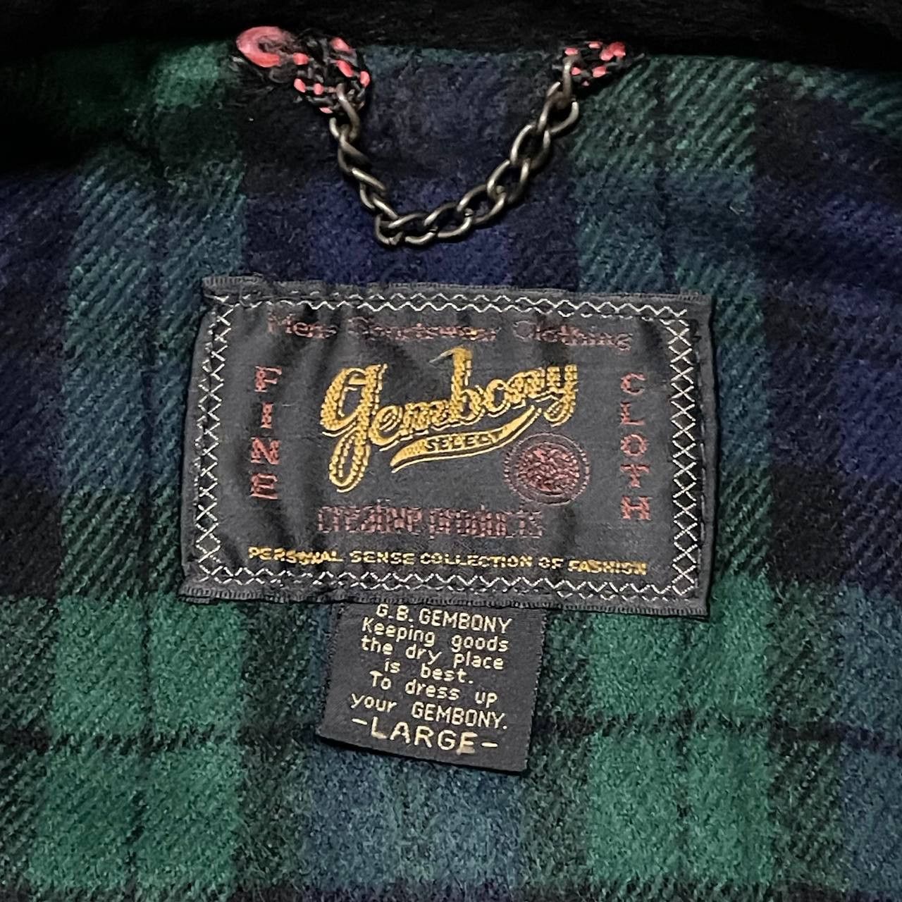 GB Vintage Gembony Wool Multi Pocket Jacket Corduroy Collar Size US L / EU 52-54 / 3 - 11 Thumbnail
