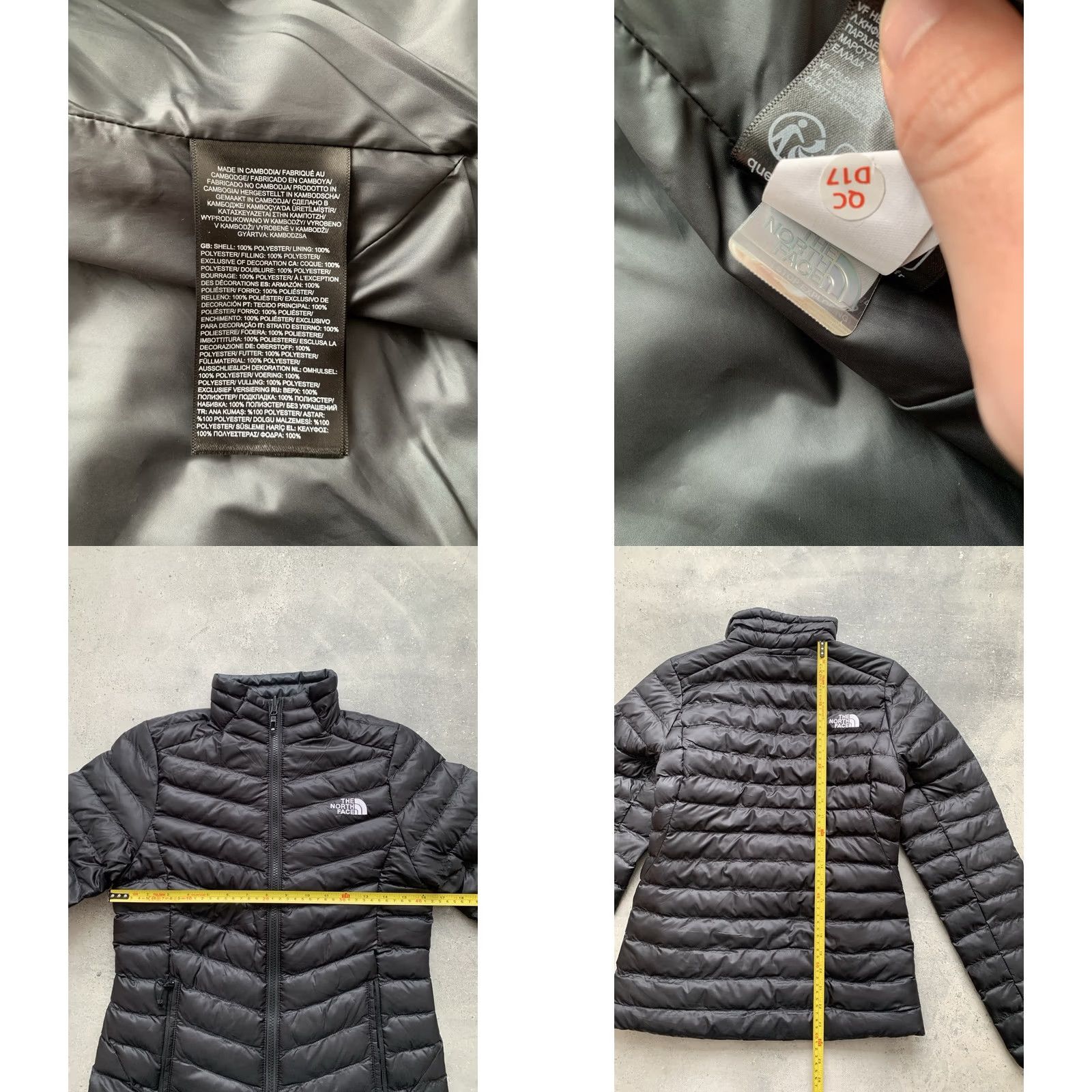 The North Face THE NORTH FACE HUILA JACKET PUFFER WOMEN'S XS BLACK JACKET XS Womens Puffer The North Face Huila Jacket Size XS / US 0-2 / IT 36-38 - 8 Thumbnail