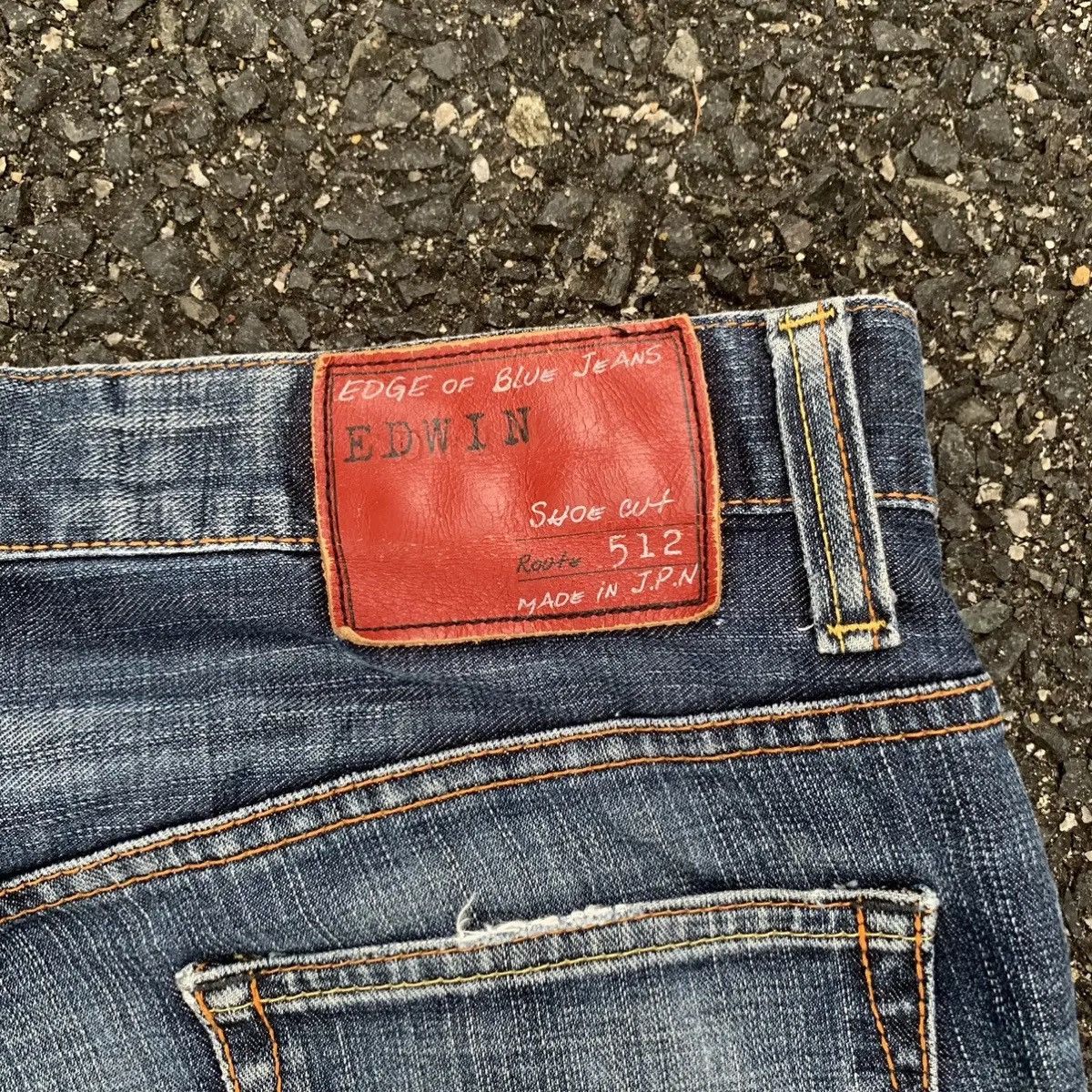 Pro Edge Vintage Edwin 512 Jeans 34x31 Mini Flare Denim Bootcut Pants Size US 34 / EU 50 - 14 Thumbnail