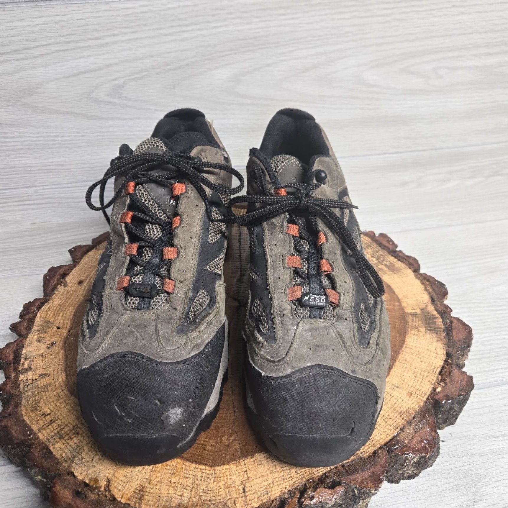 Timberland VINTAGE Timberland Pro Steel Toe Boots, Brown, Adult Men's Size 13W Size US 13 / EU 46 - 3 Thumbnail