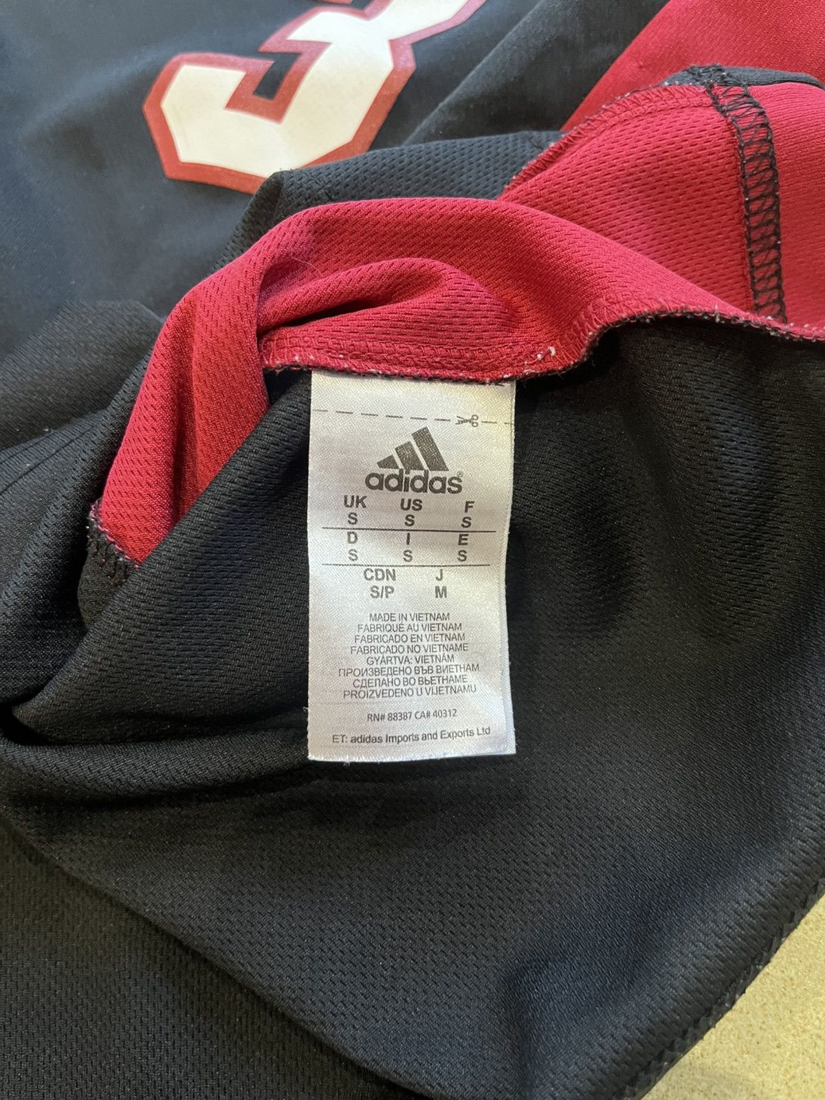 Adidas × NBA Adidas Miami Heat #3 Dwyane Wade NBA Jersey Size US S / EU 44-46 / 1 - 9 Thumbnail