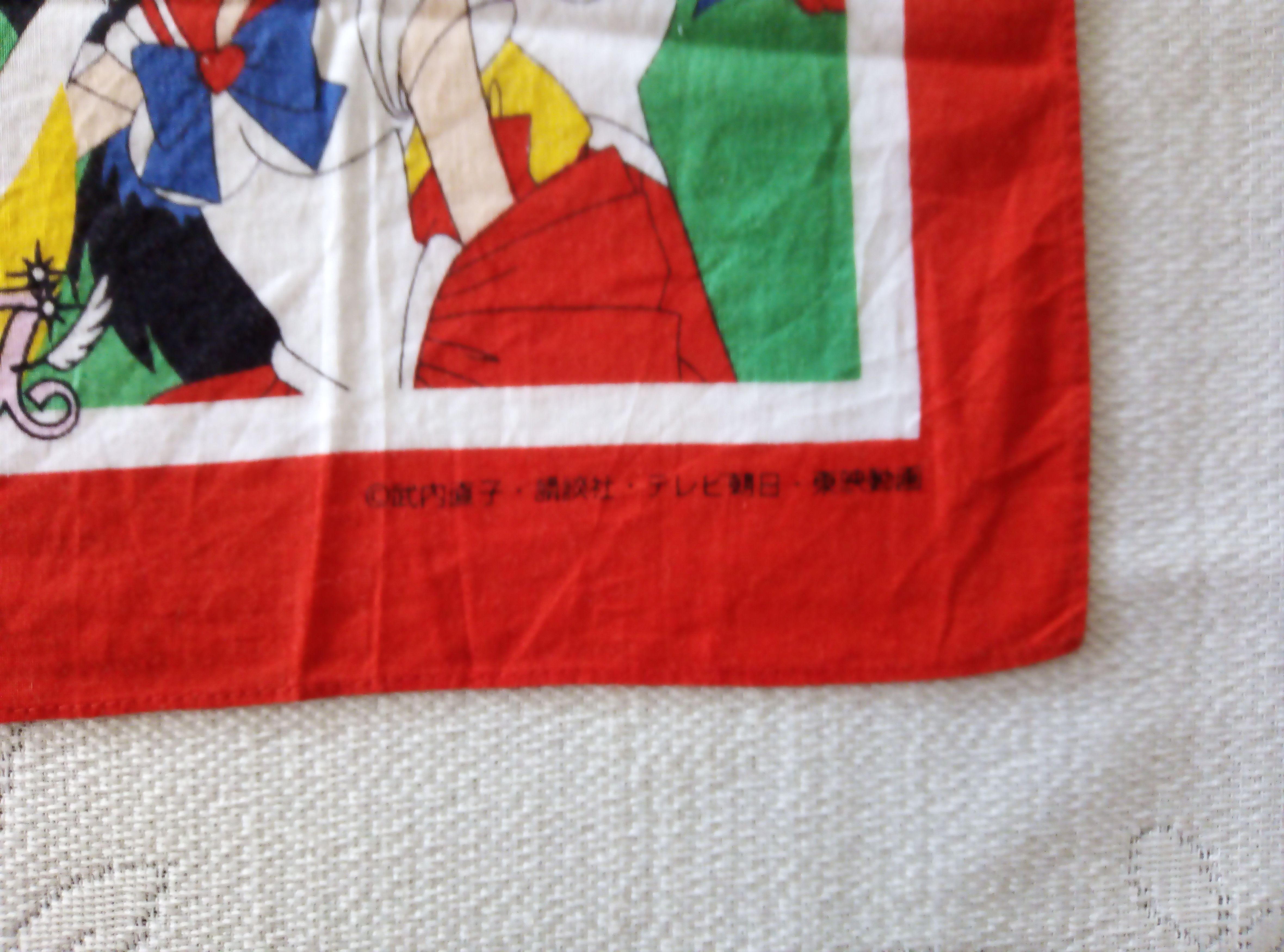 Anime RARE 1996 sailormoon vintage bandana handkerchief Size ONE SIZE - 7 Thumbnail