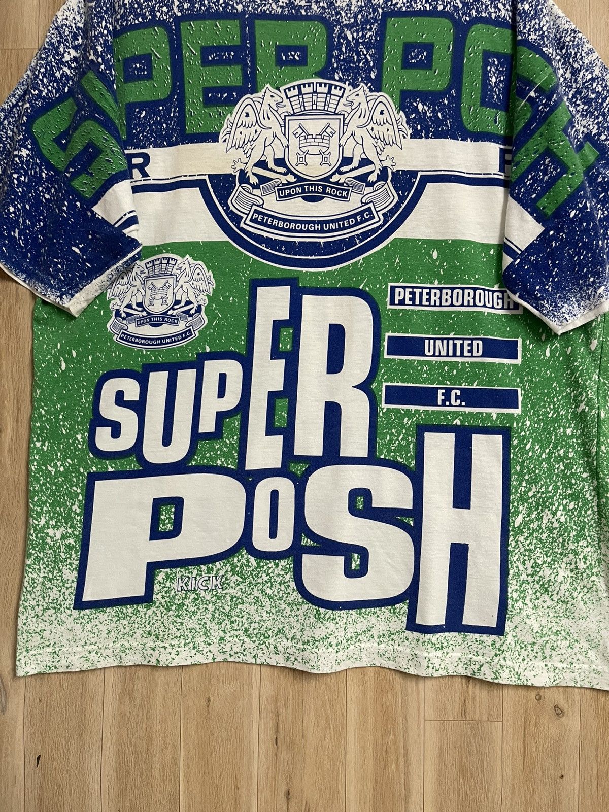 Sports Specialties Vintage 90’s Peterborough FC T shirt AOP L Soccer Football Size US XL / EU 56 / 4 - 7 Thumbnail
